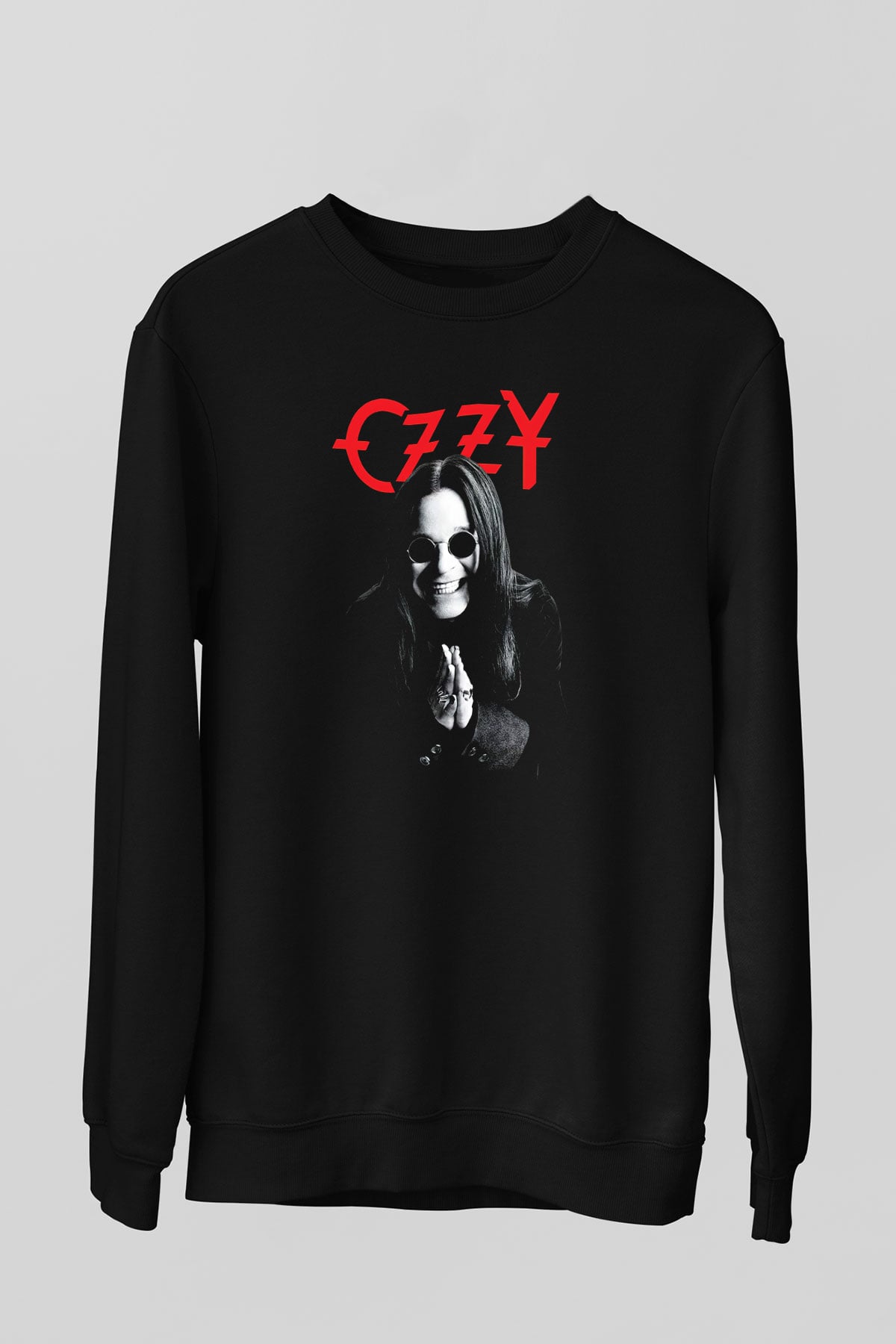 Ozzy Osbourne Siyah Unisex Sweatshirt