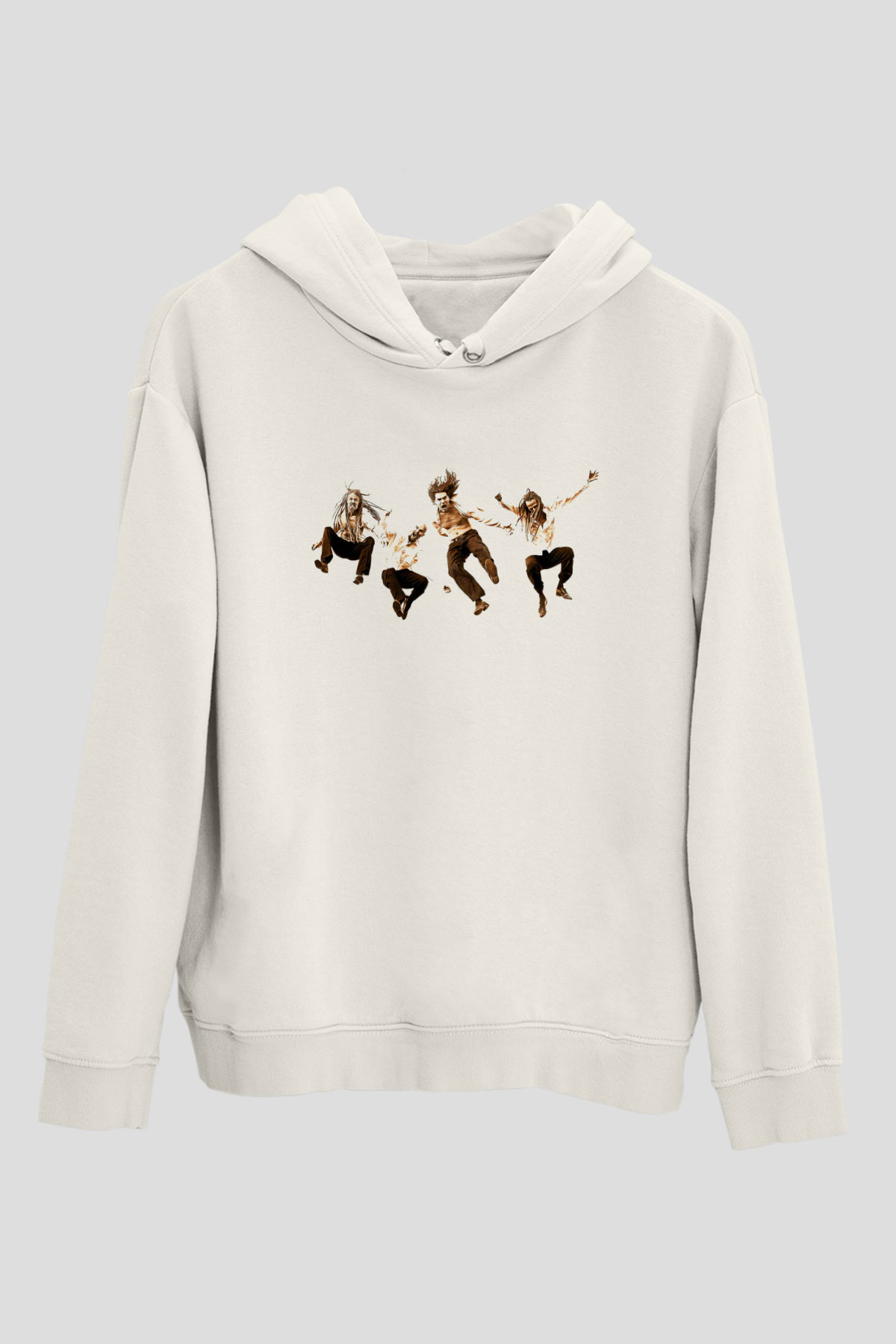 Pain Of Salvation Baskılı Beyaz Unisex Kapüşonlu Sweatshirt
