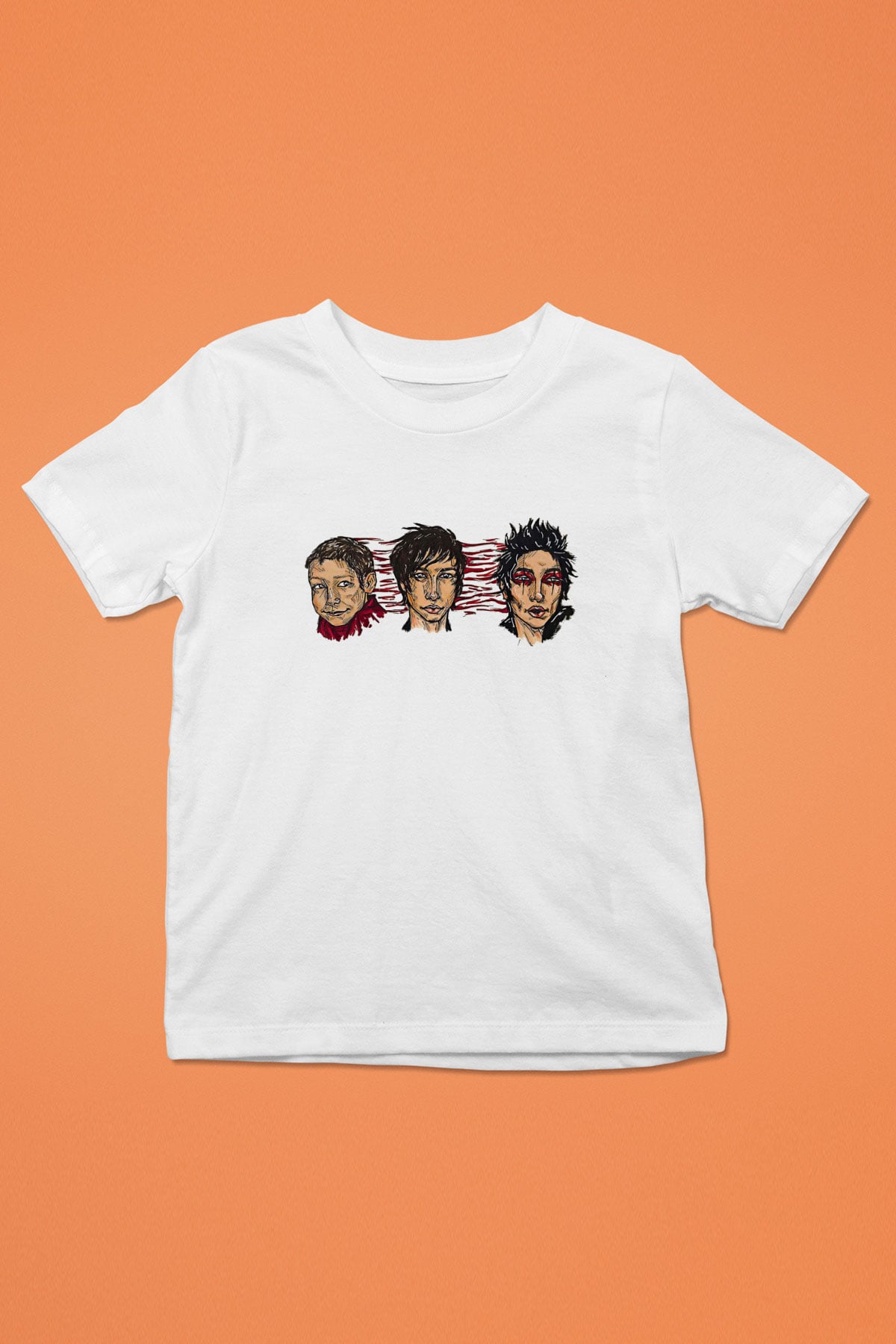Palaye Royale Baskılı Beyaz Unisex Beyaz Çocuk Tişört - Tshirt