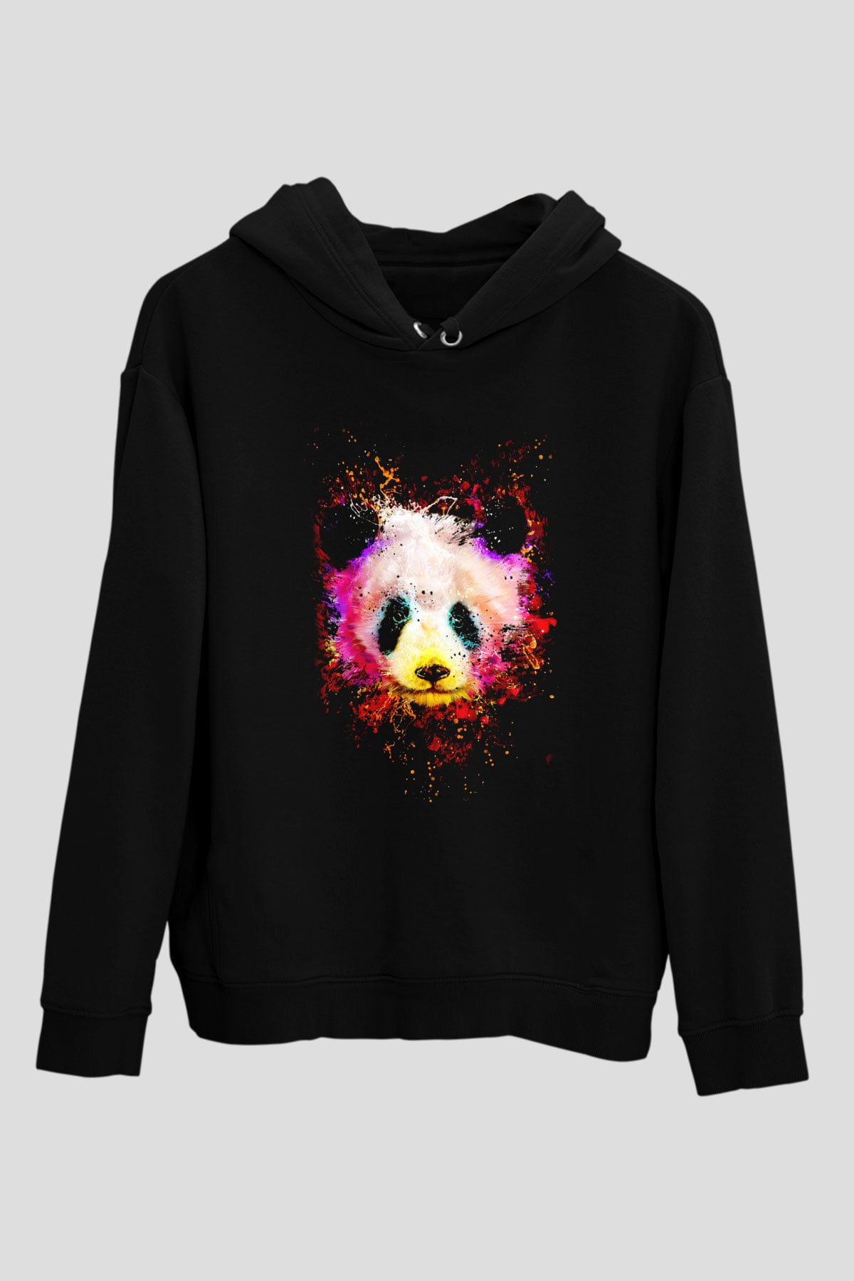 PandaSiyah  Unisex Hoodie