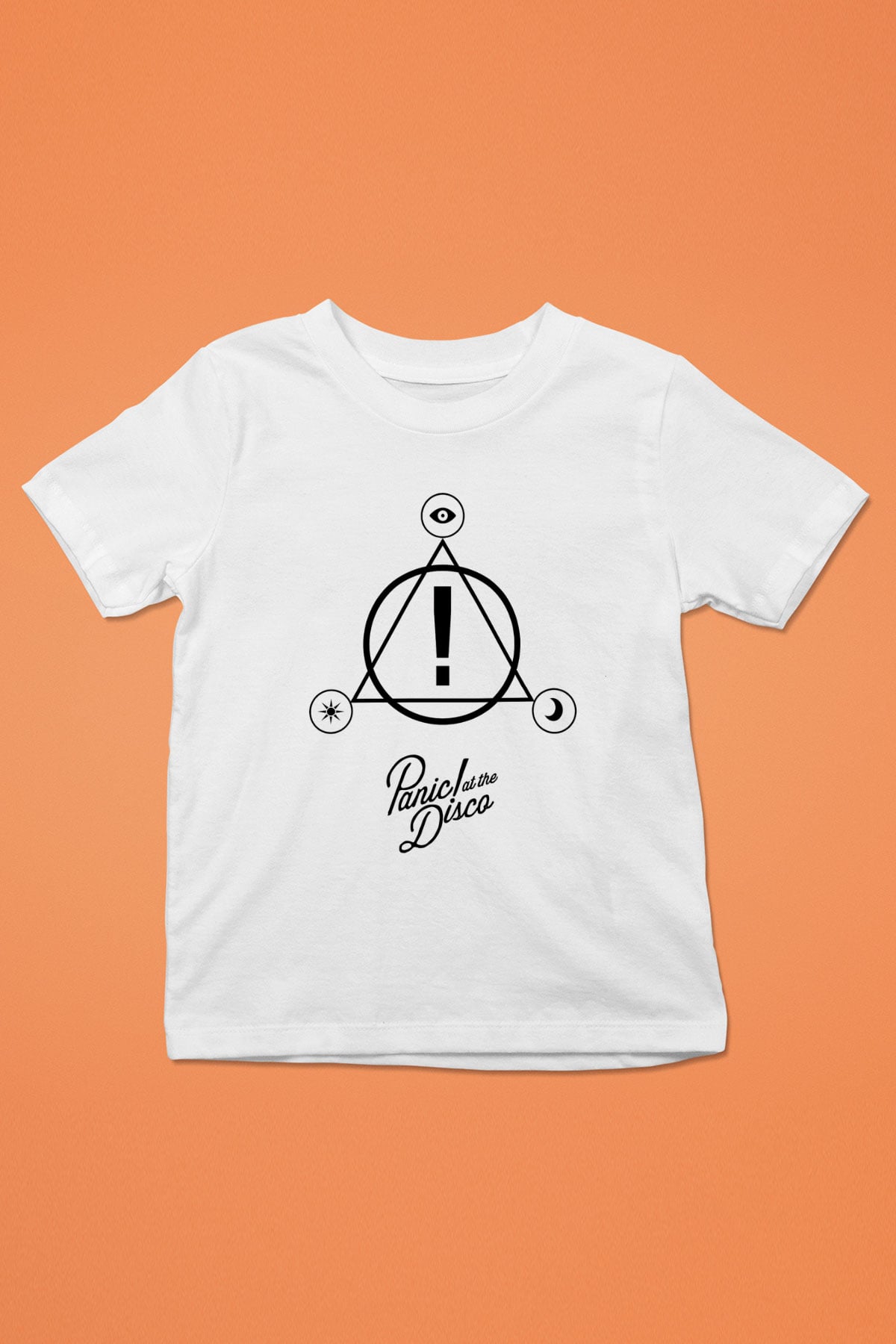 Panic at the Disco Baskılı Beyaz Unisex Çocuk Tişört