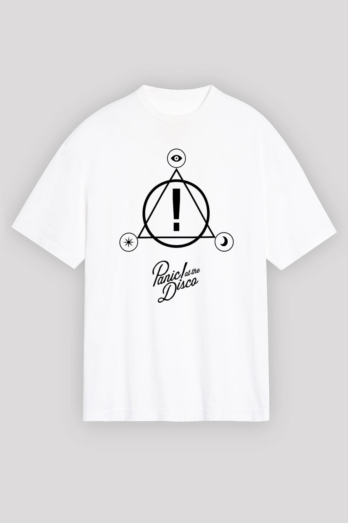 Panic at the Disco Beyaz Unisex Oversize Tişört T-Shirt