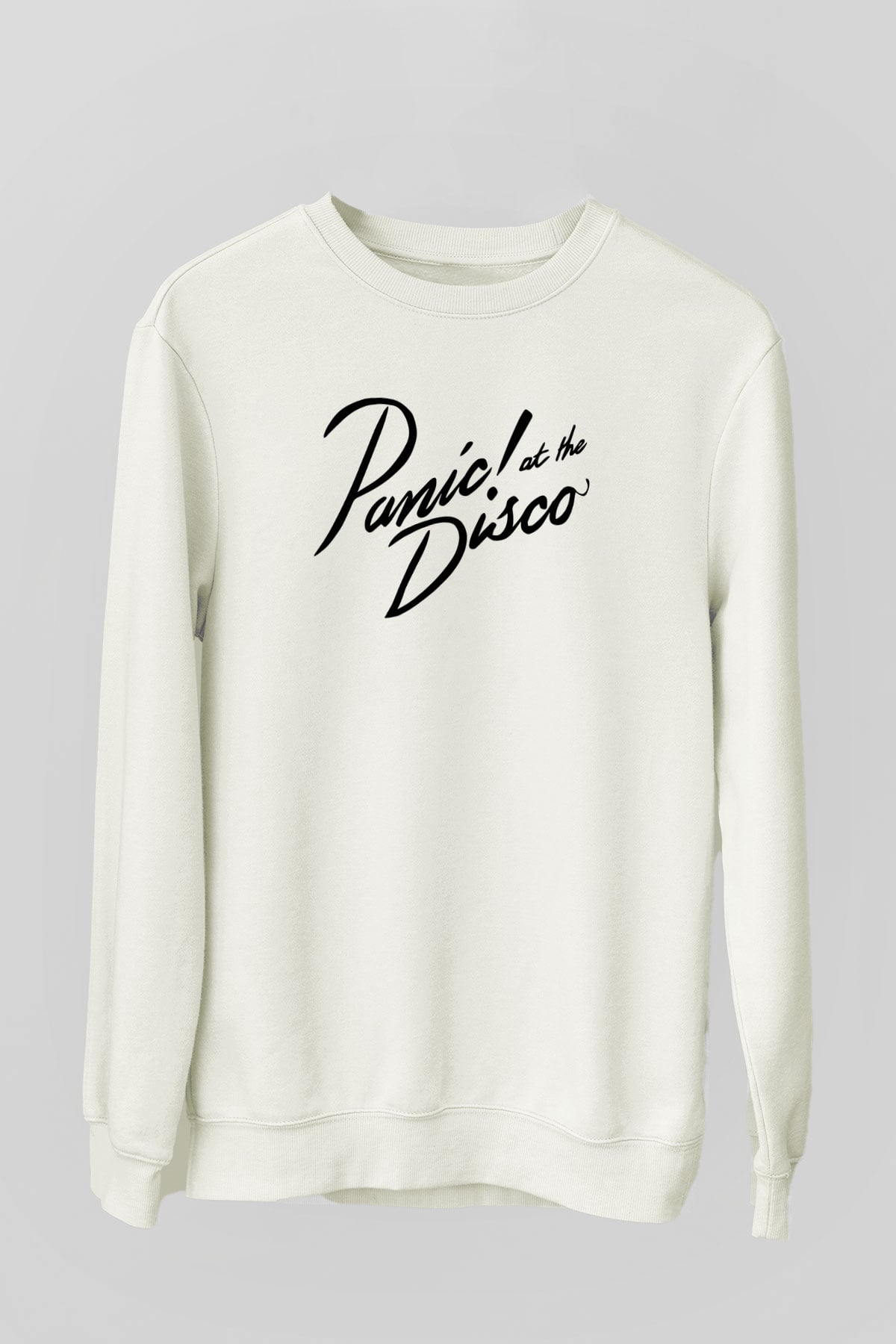 Panic at the Disco Beyaz Unisex Sweatshirt
