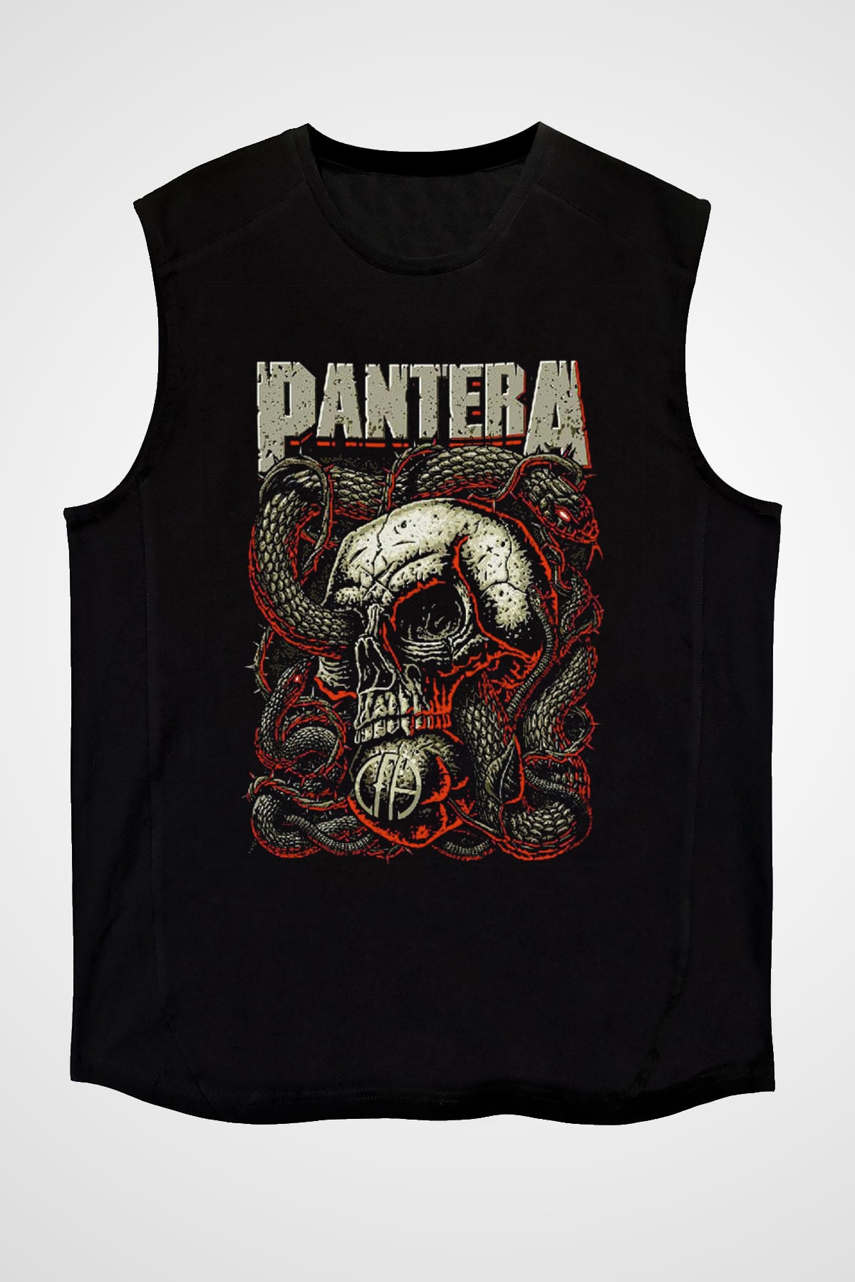 Pantera Siyah Unisex Kolsuz Tişört