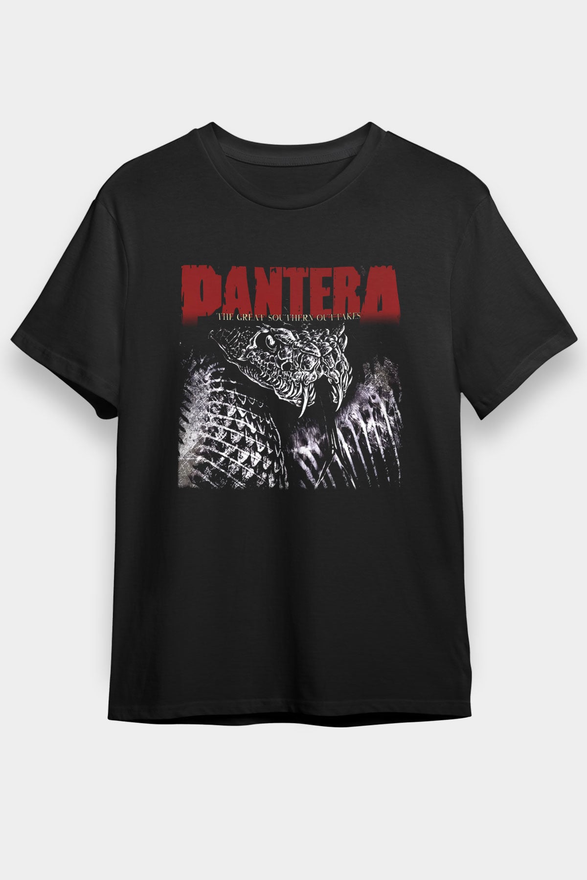 Pantera Siyah Unisex Tişört T-Shirt - TişörtFabrikası