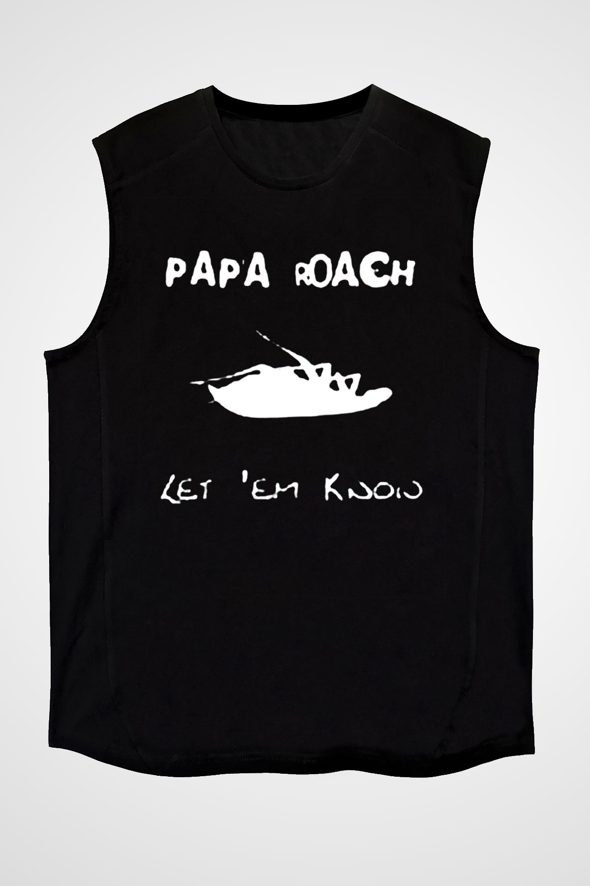 Papa Roach Siyah Unisex Kolsuz Tişört