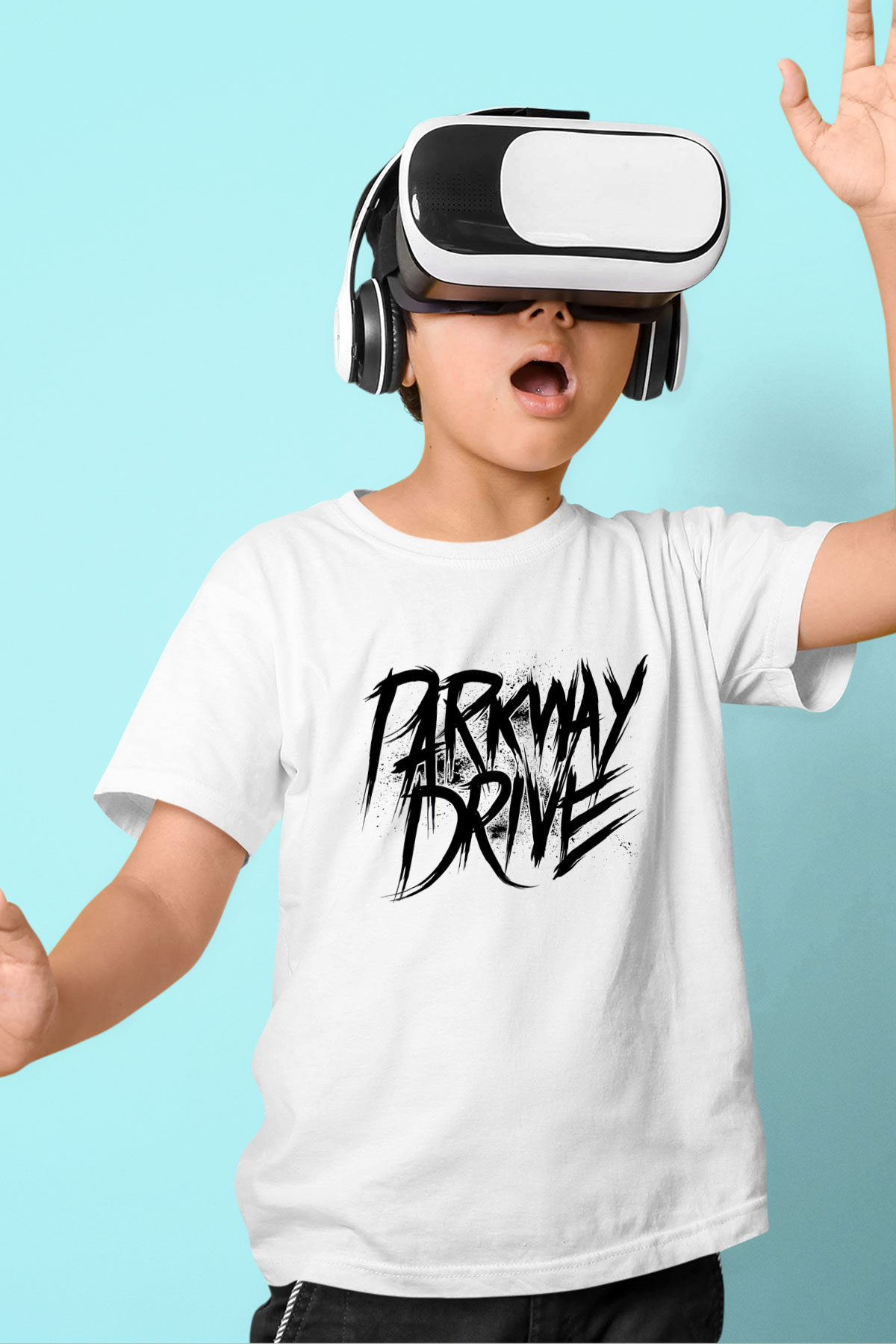 Parkway Drive Baskılı Beyaz Unisex Çocuk Tişört