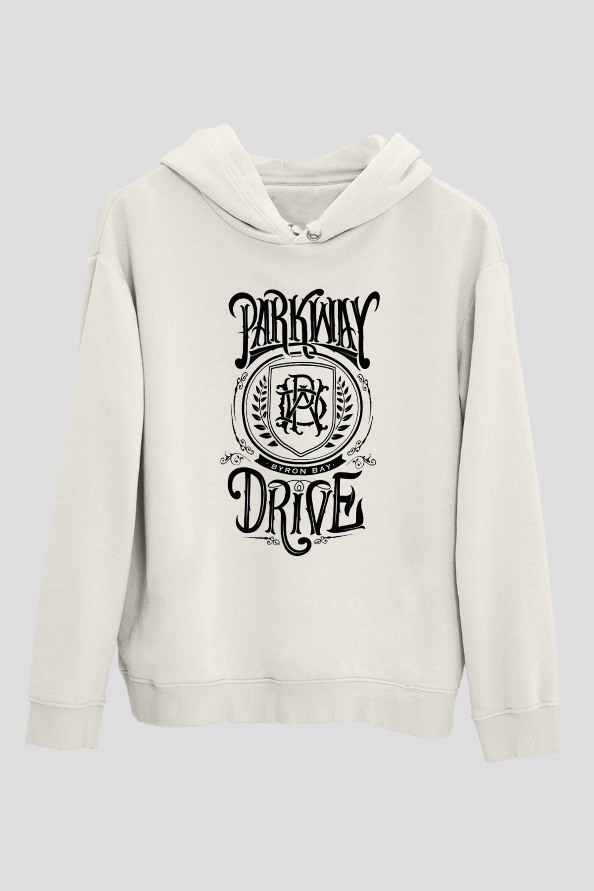 Parkway Drive Beyaz Unisex Kapşonlu Sweatshirt