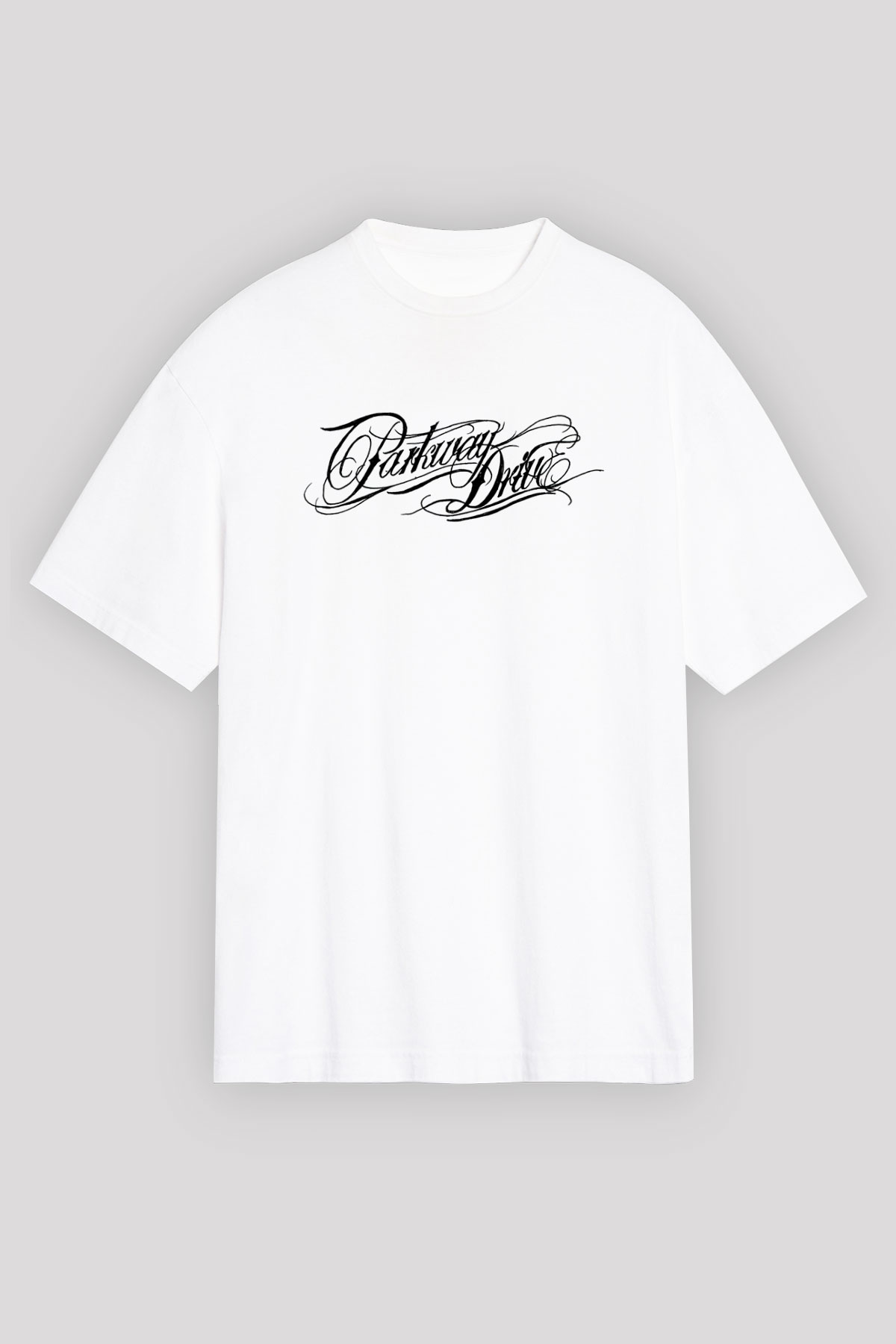 Parkway Drive Beyaz Unisex Oversize Tişört T-Shirt
