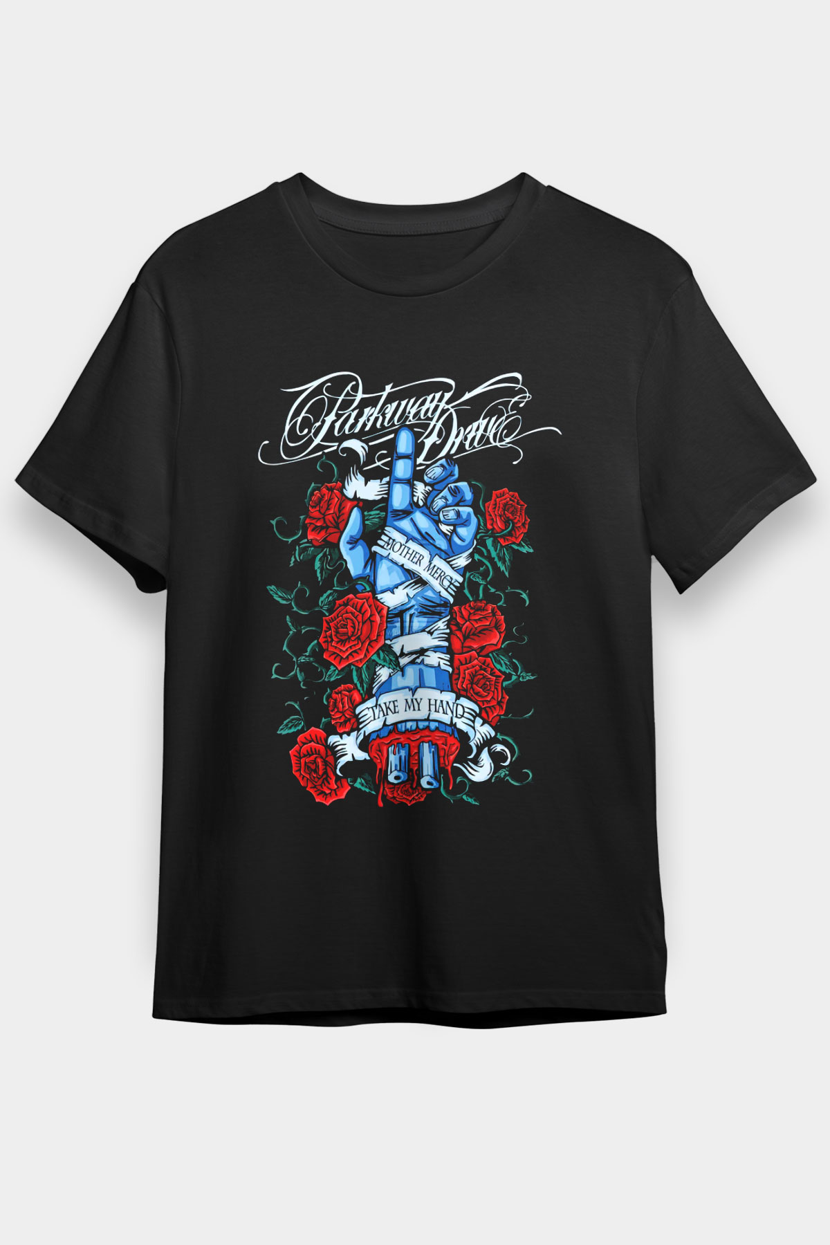 Parkway Drive Siyah Unisex Tişört T-Shirt - TişörtFabrikası
