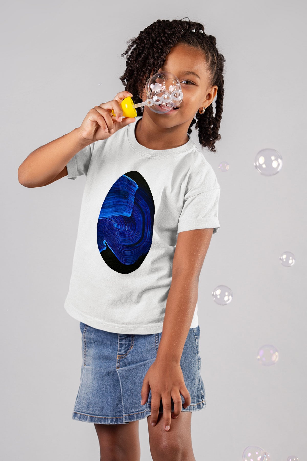 Paskalya Baskılı Beyaz Unisex Beyaz Çocuk Tişört - Tshirt