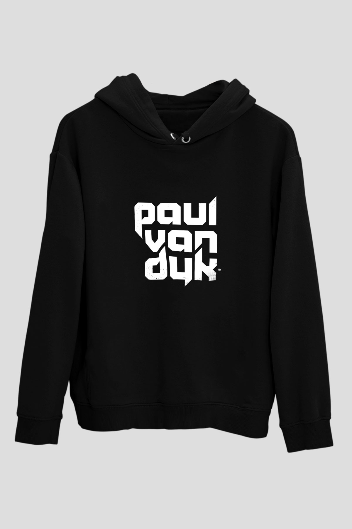 Paul Van Dyk Baskılı Unisex Siyah Hoodie