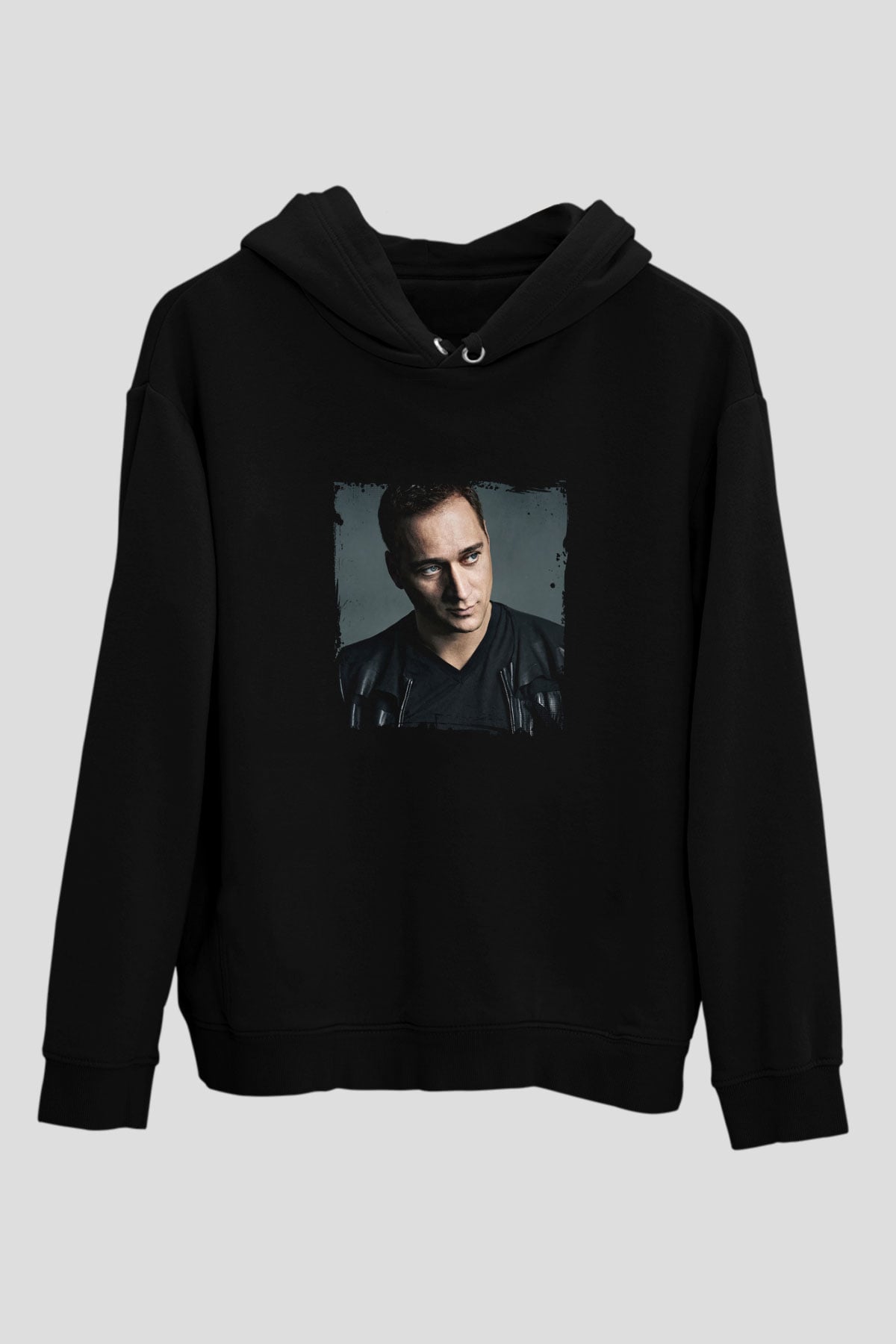 Paul Van Dyk Baskılı Unisex Siyah Hoodie