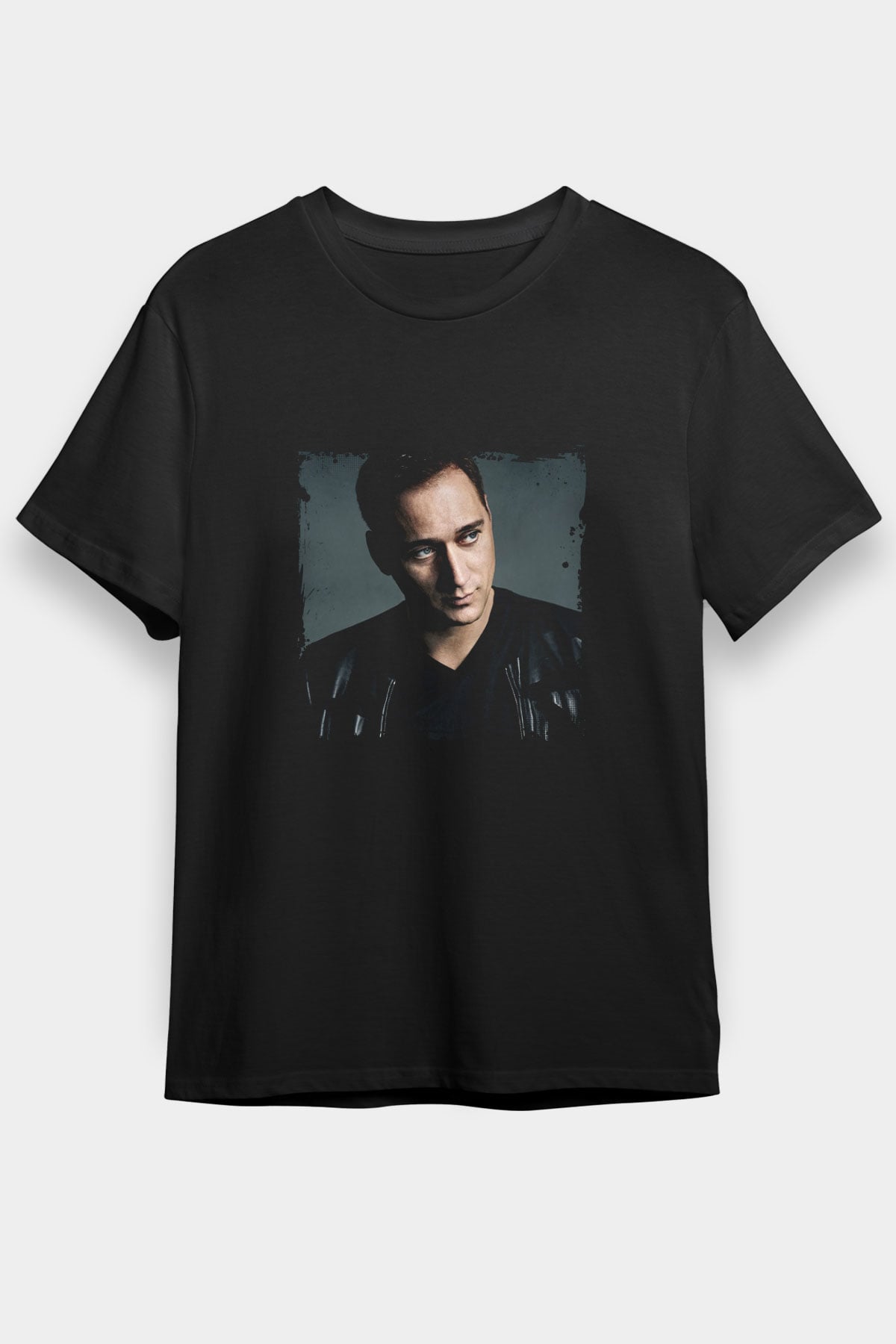 Paul Van Dyk Baskılı Unisex Siyah Tişört