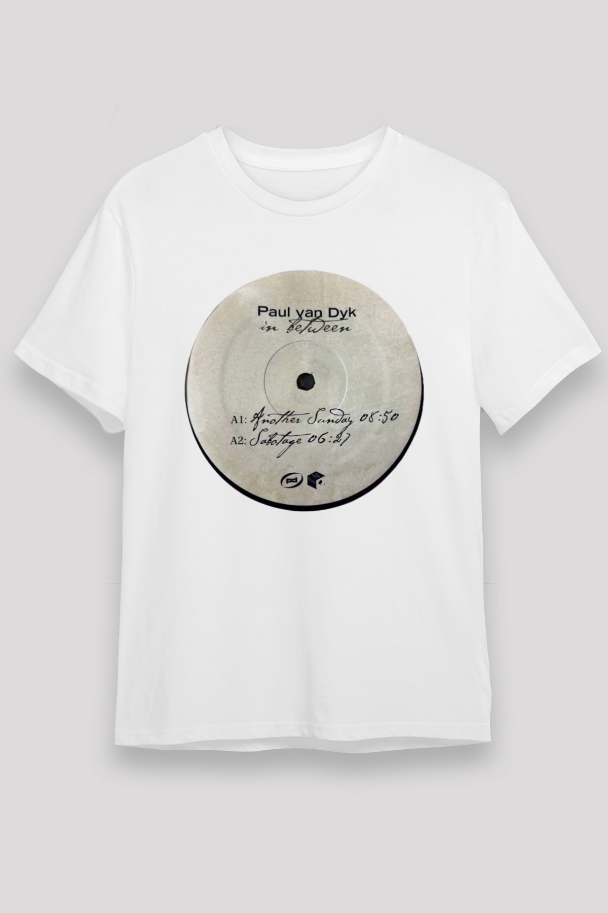 Paul Van Dyk Beyaz Unisex Tişört T-Shirt - TişörtFabrikası