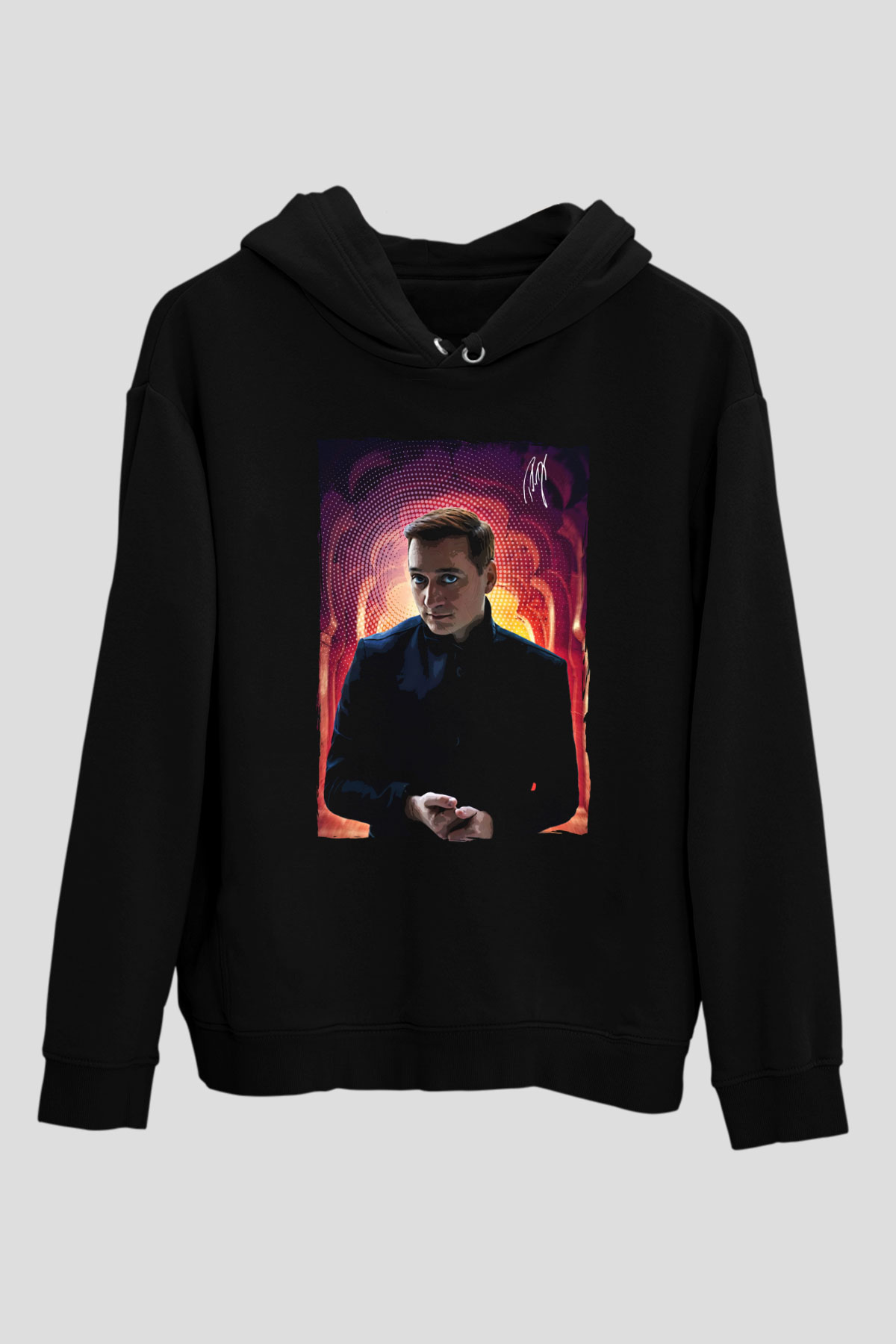 Paul Van Dyk Siyah Unisex Kapüşonlu Sweatshirt