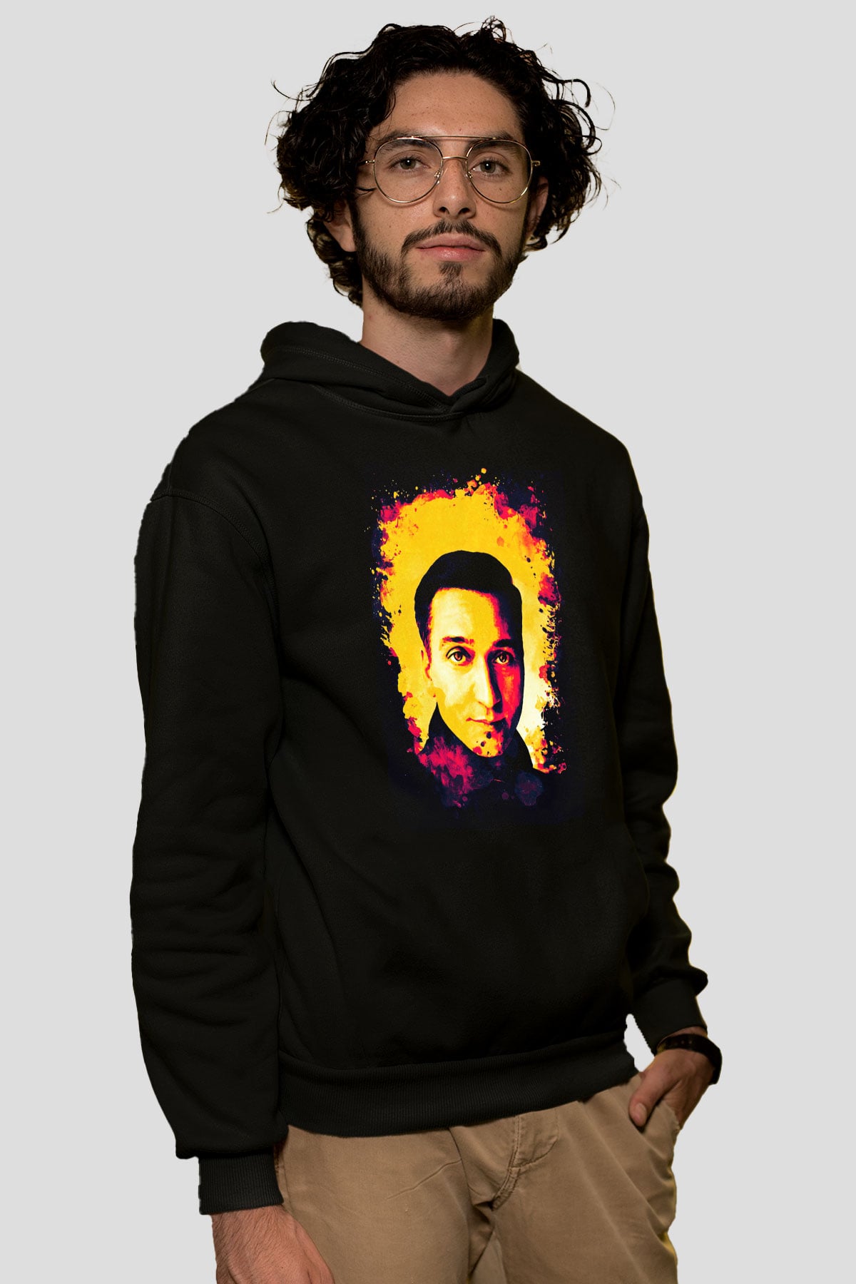 Paul Van Dyk Siyah Unisex Kapüşonlu Sweatshirt