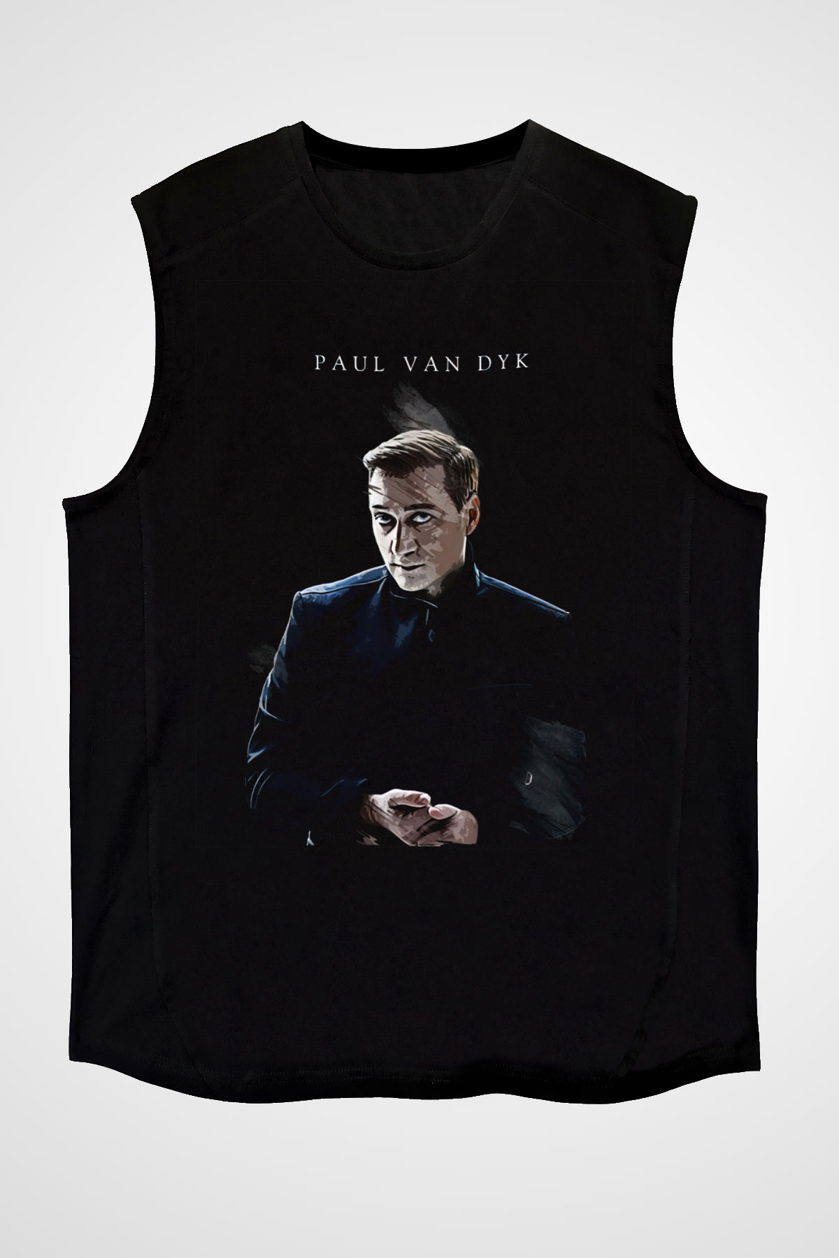 Paul Van Dyk Siyah Unisex Kolsuz Tişört