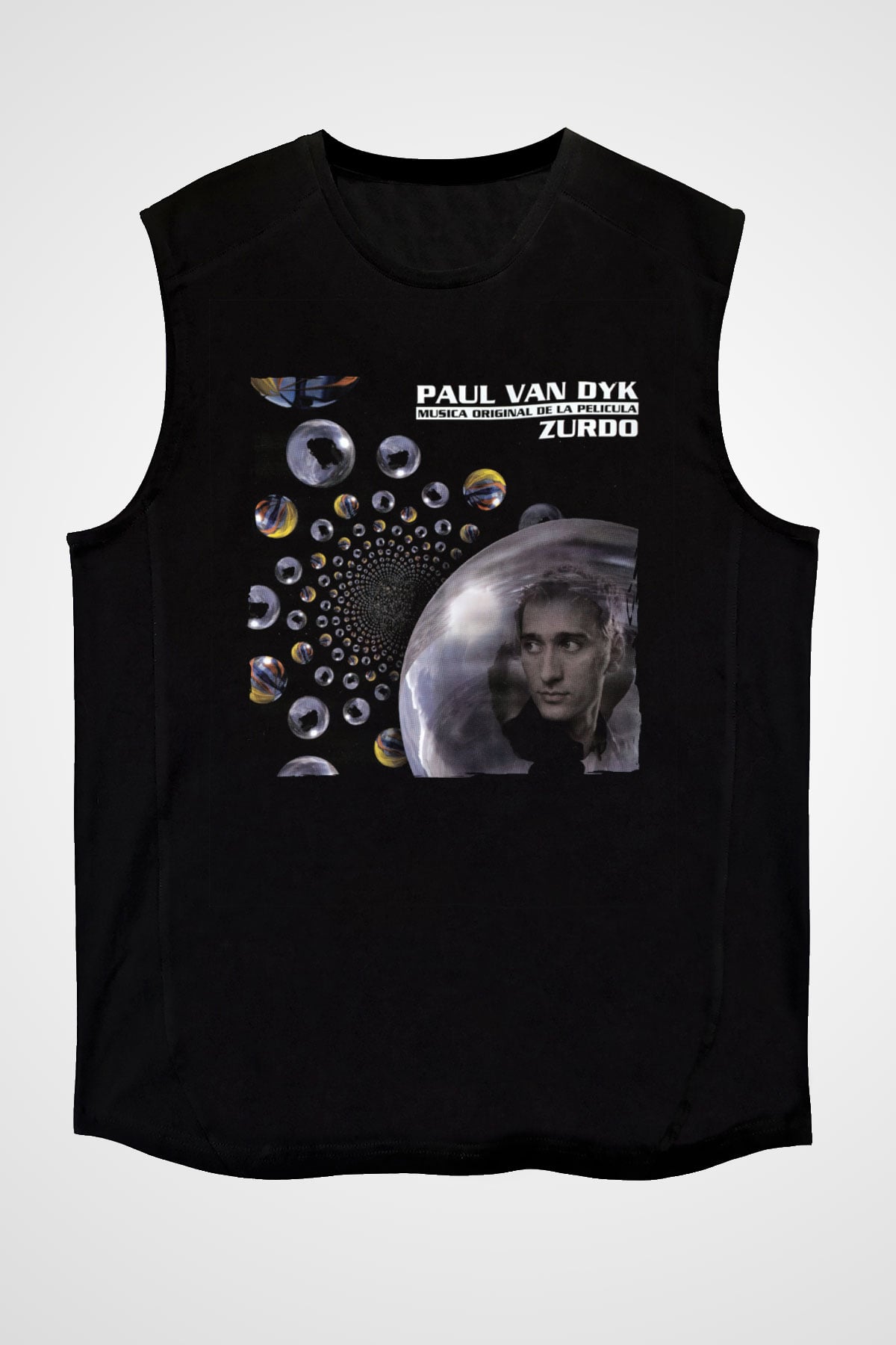 Paul Van Dyk Siyah Unisex Kolsuz Tişört