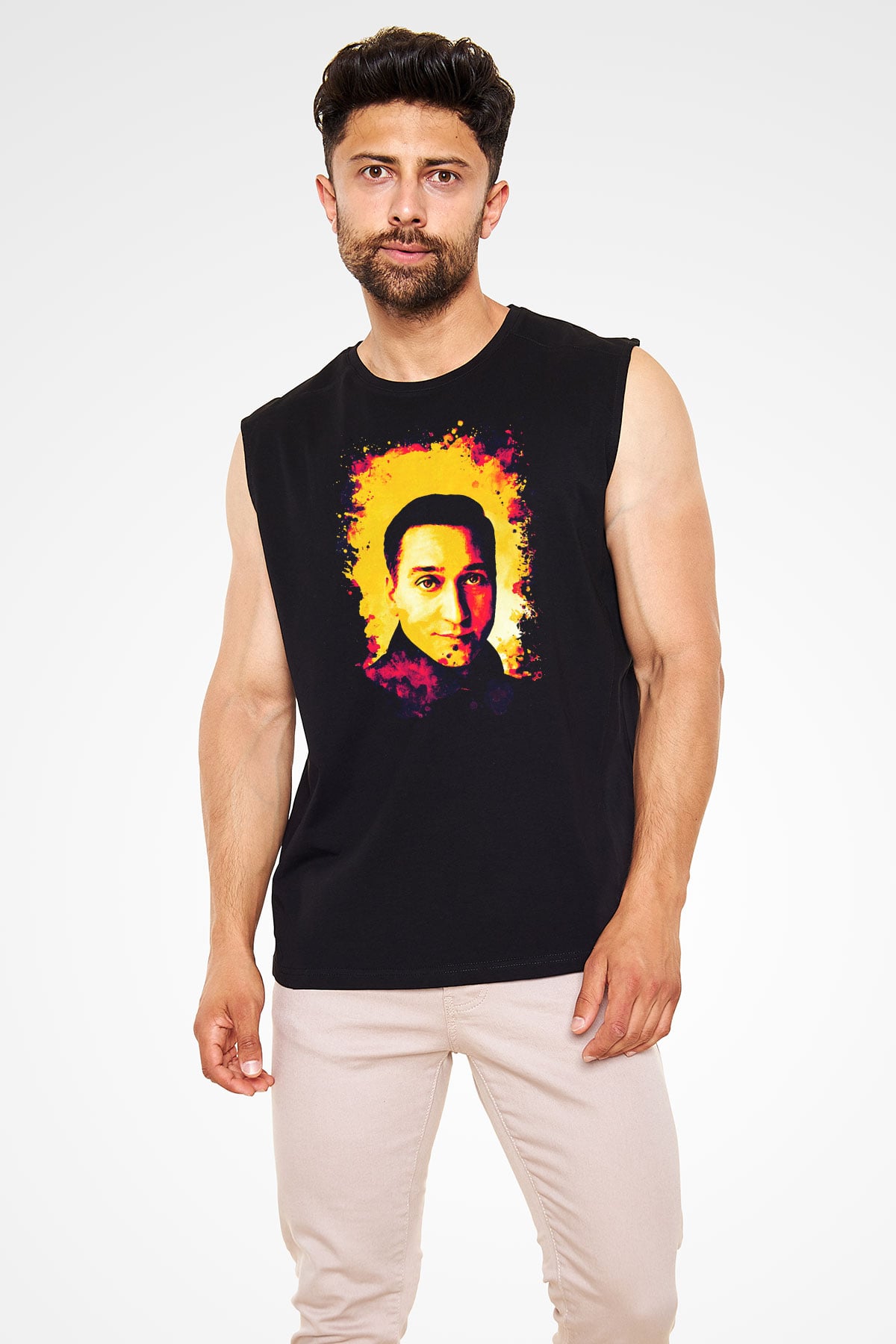 Paul Van Dyk Siyah Unisex Kolsuz Tişört