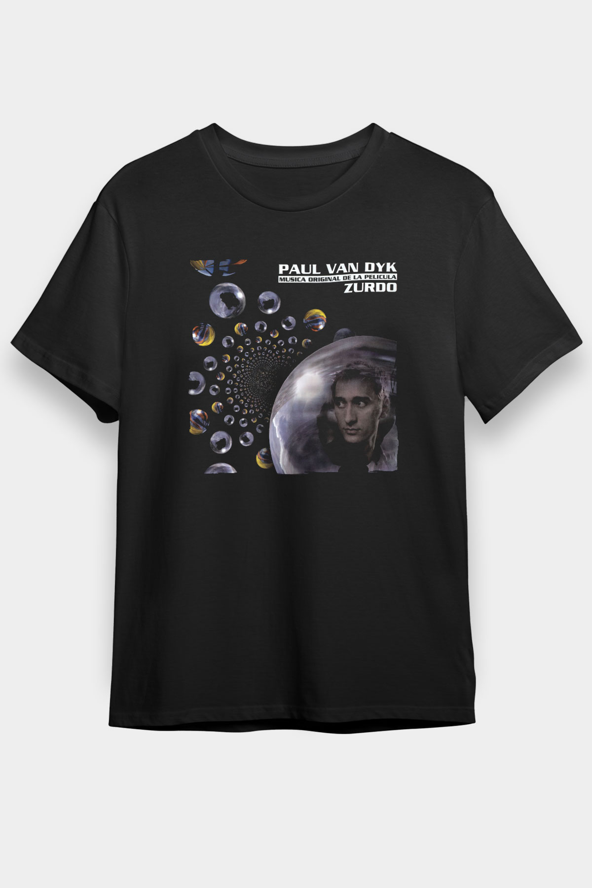 Paul Van Dyk Siyah Unisex Tişört T-Shirt - TişörtFabrikası
