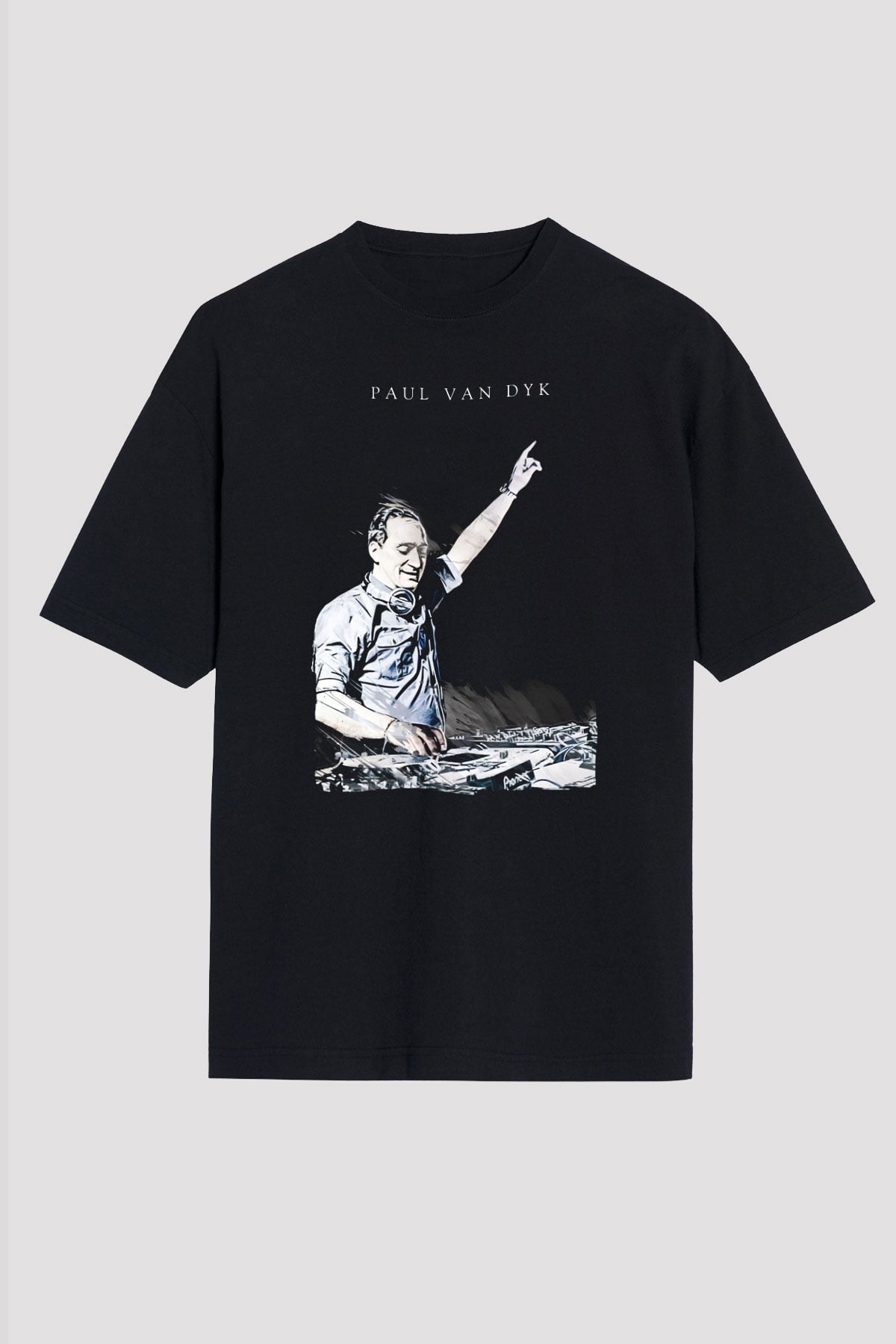 Paul Van Dyk Siyah Unisex Tişört T-Shirt - TişörtFabrikası