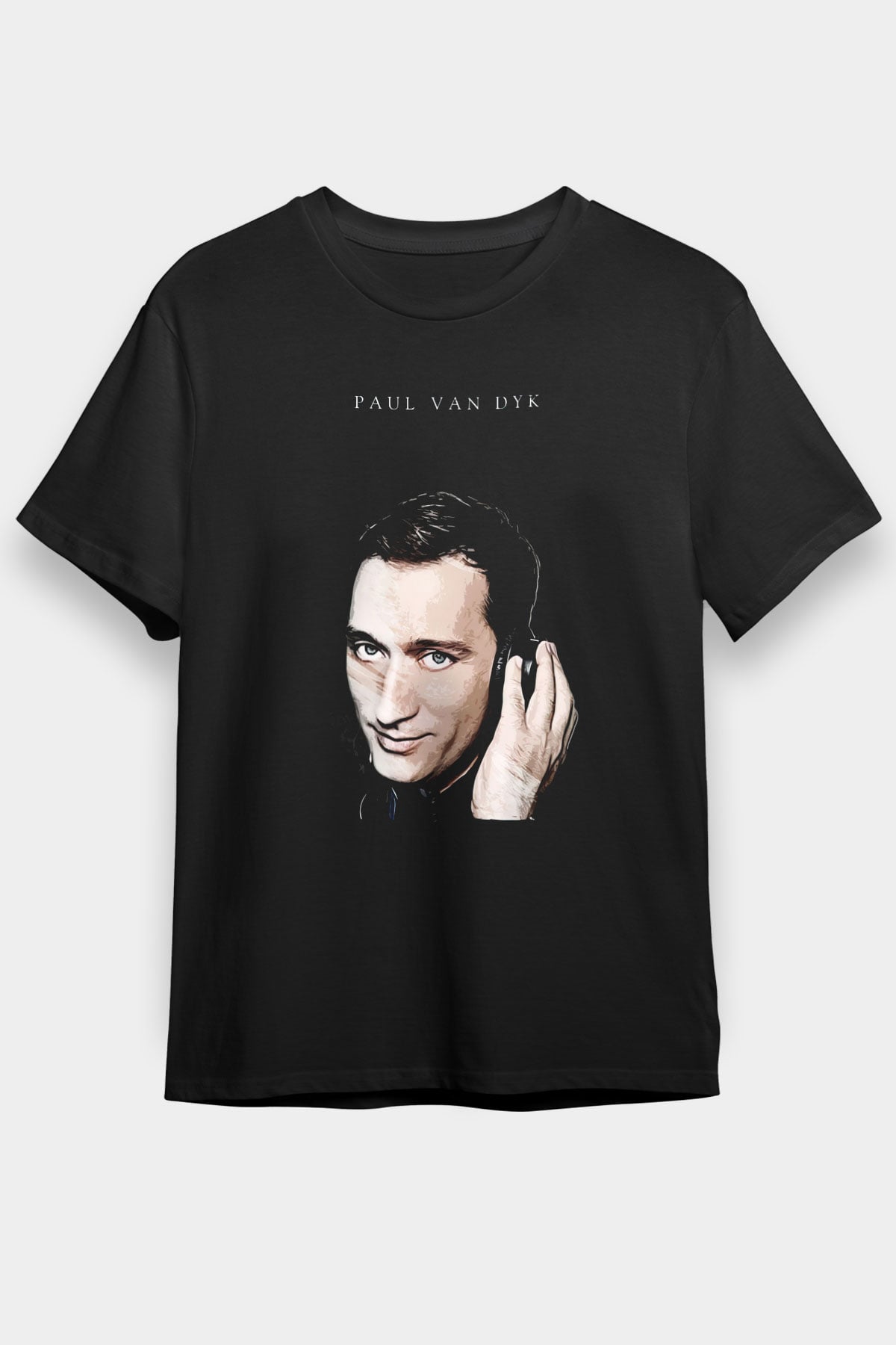 Paul Van Dyk Siyah Unisex Tişört T-Shirt - TişörtFabrikası