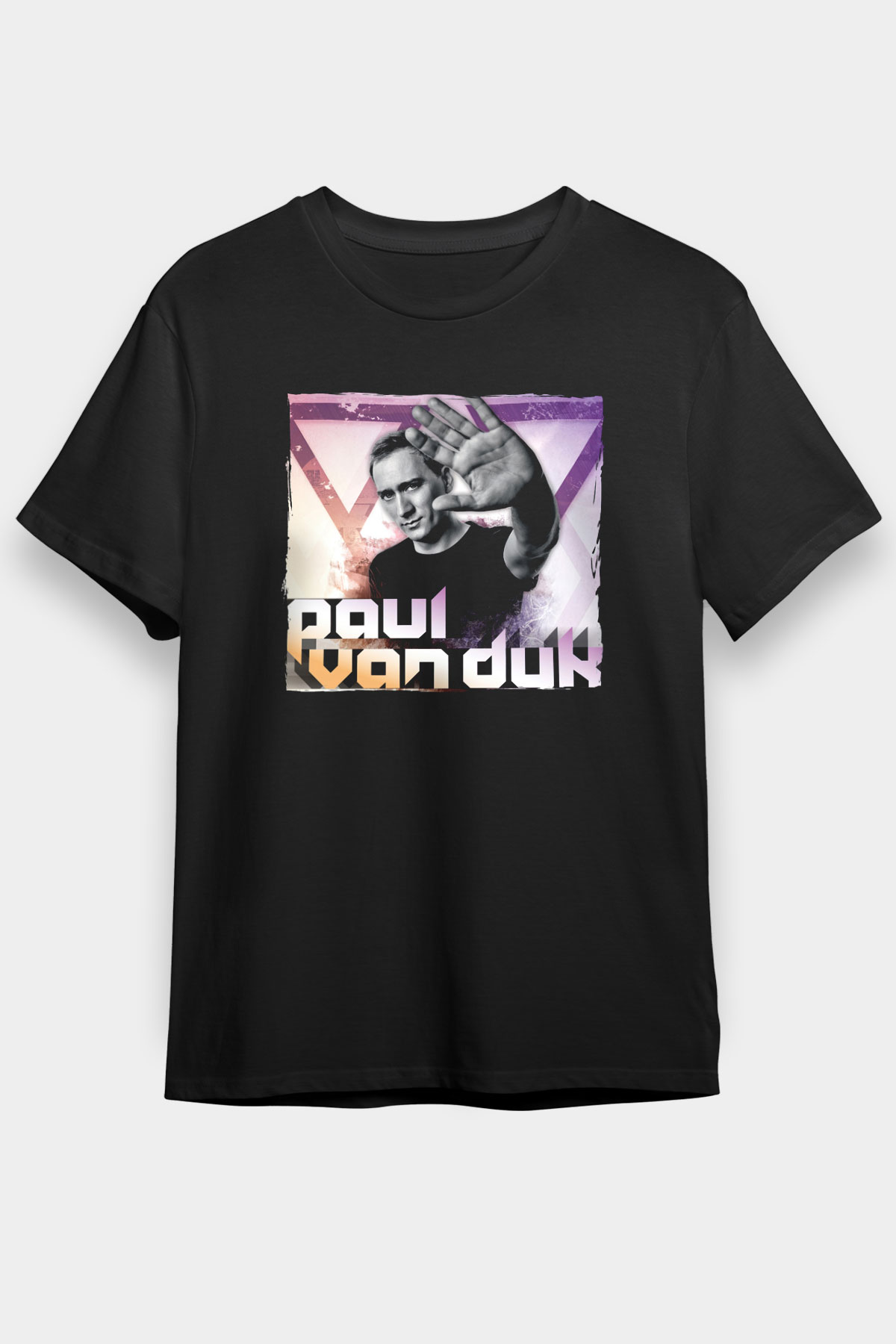 Paul Van Dyk Siyah Unisex Tişört T-Shirt - TişörtFabrikası