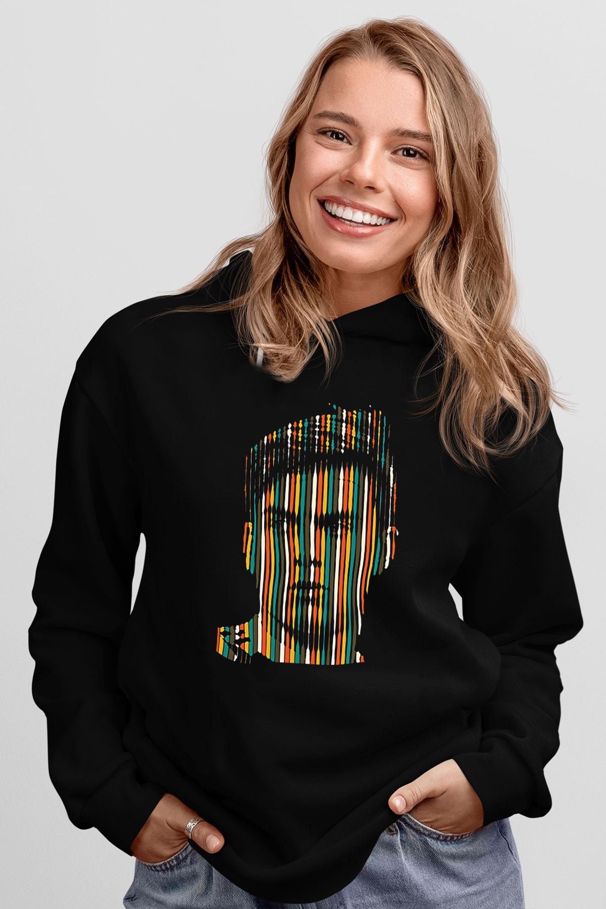 Paulo Dybala Baskılı Unisex Siyah Kapüşonlu Sweatshirt