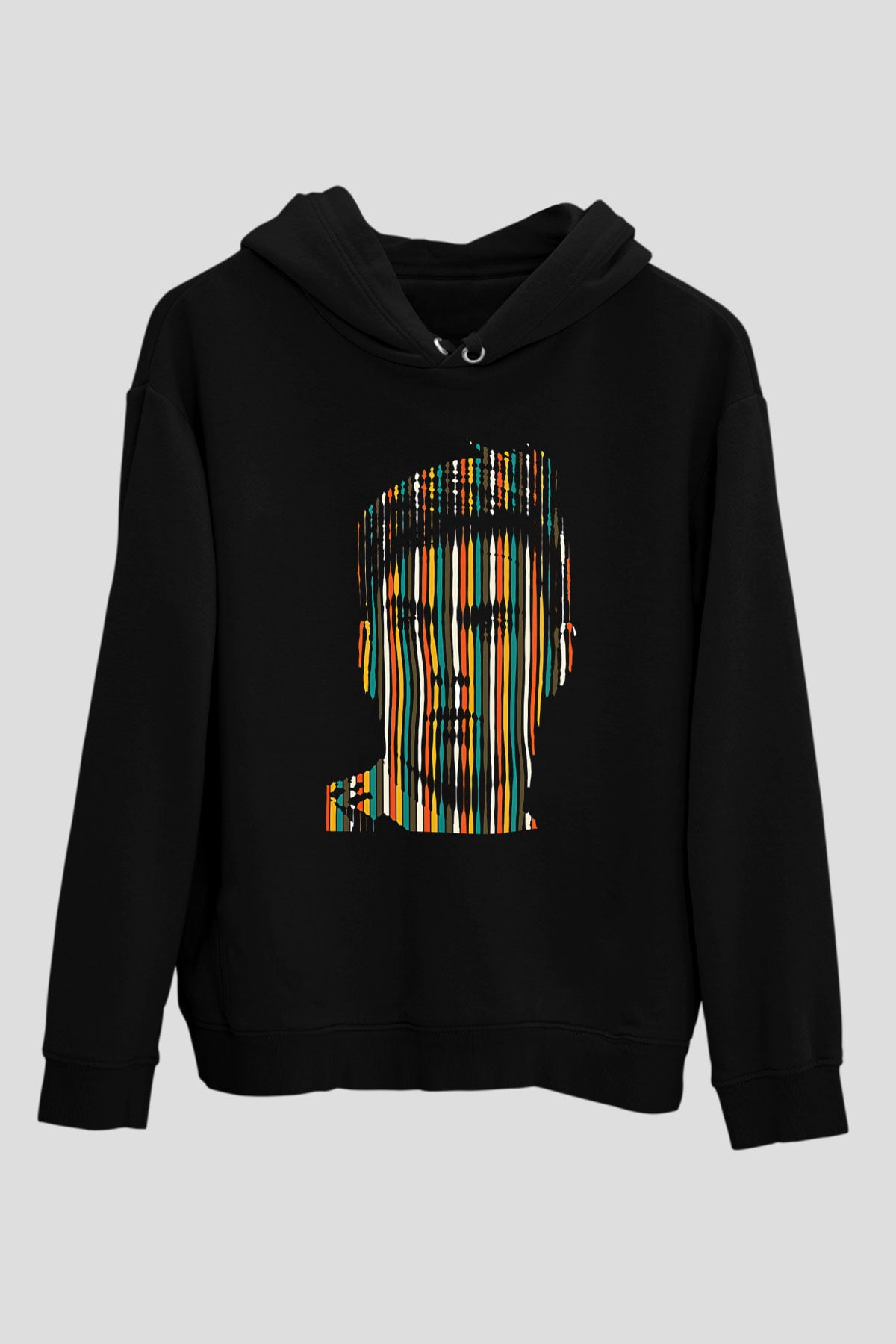 Paulo Dybala Baskılı Unisex Siyah Kapüşonlu Sweatshirt