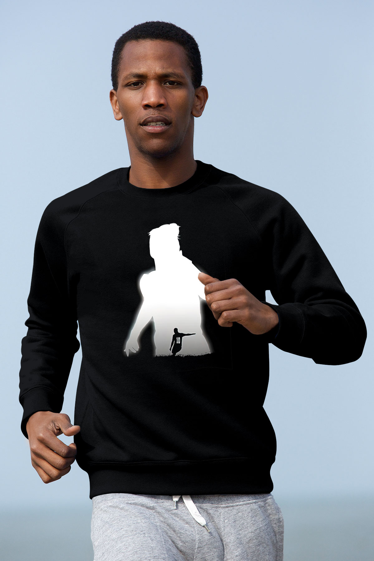 Paulo Dybala Baskılı Unisex Siyah Sweatshirt