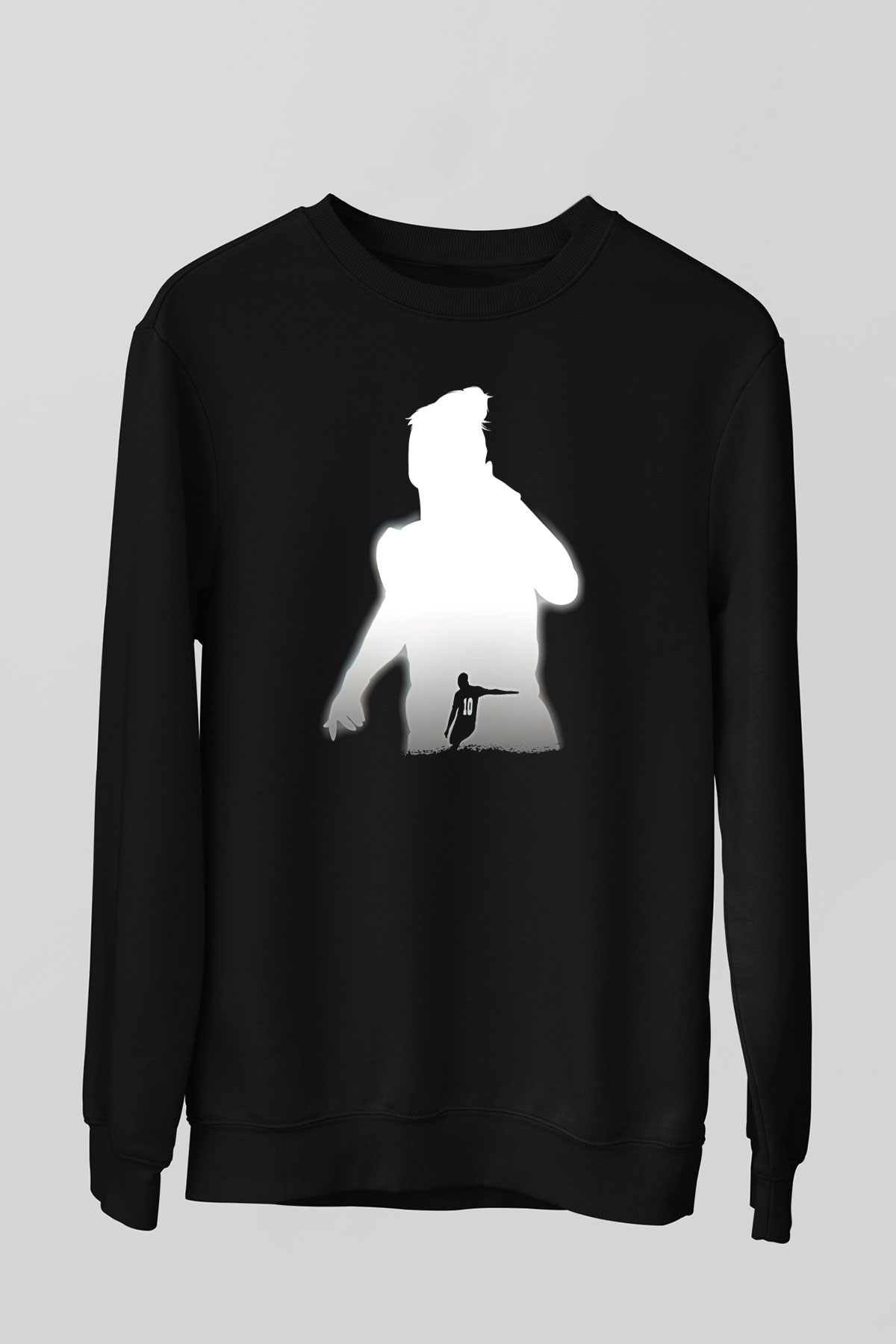 Paulo Dybala Baskılı Unisex Siyah Sweatshirt