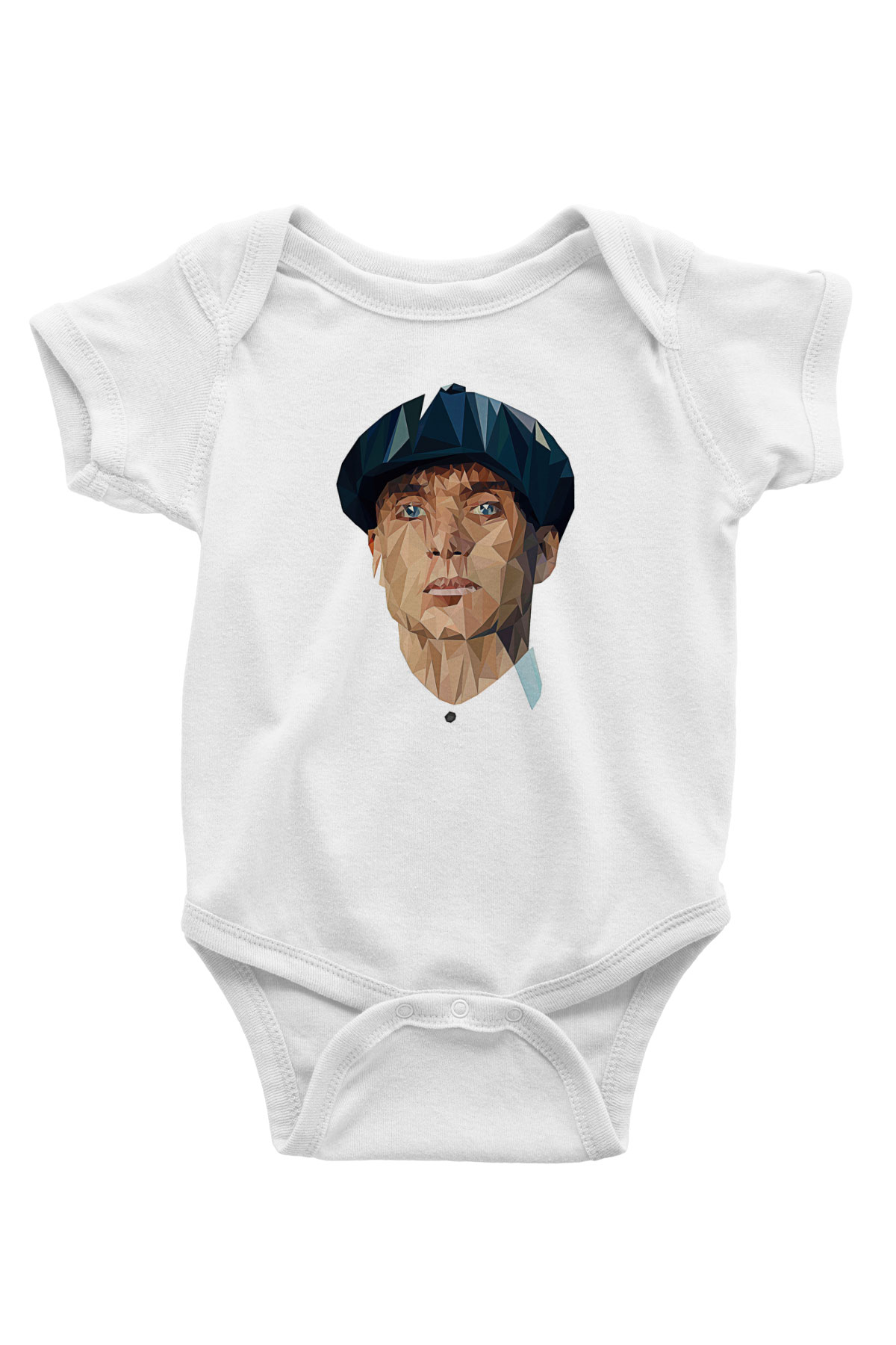 Peaky Blinders Baskılı Beyaz Unisex Bebek Body - Zıbın
