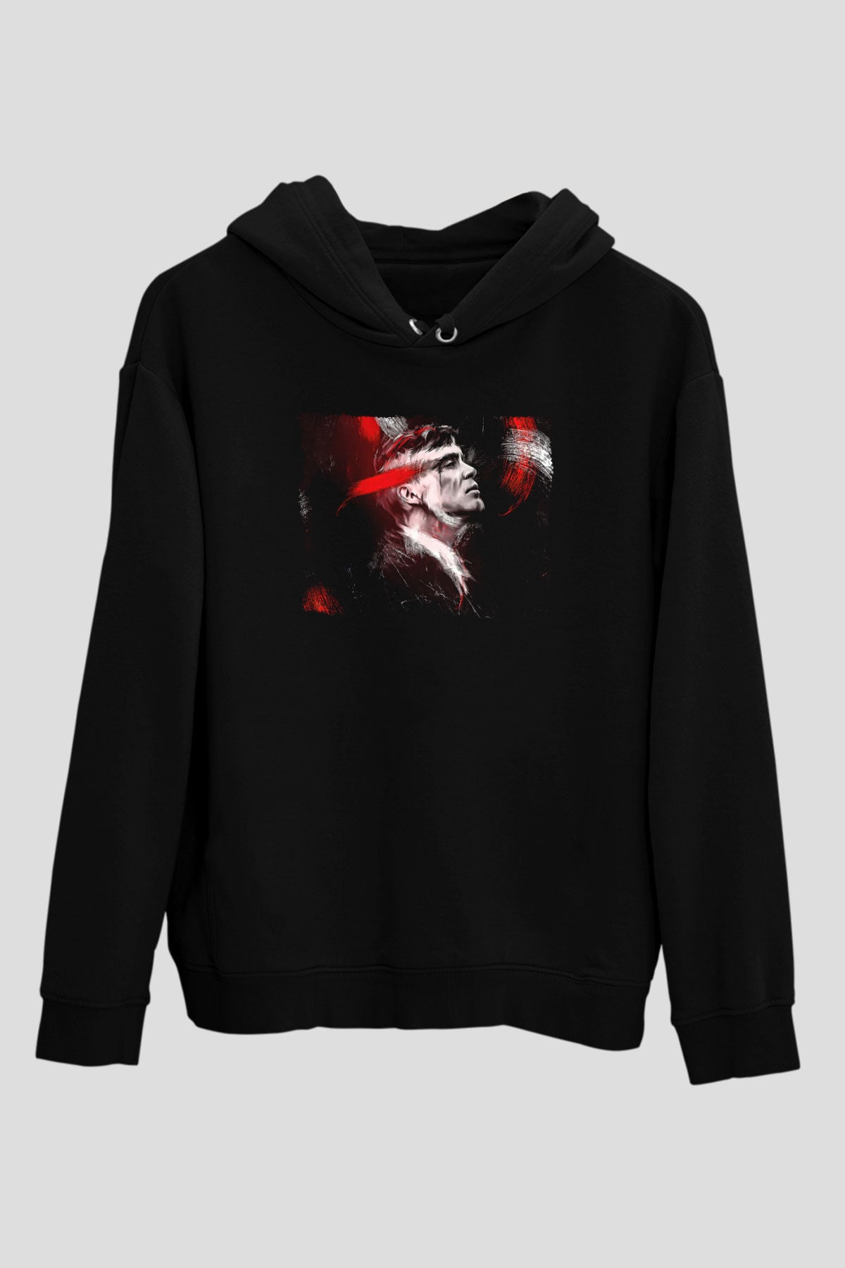 Peaky Blinders Baskılı Unisex Siyah Hoodie