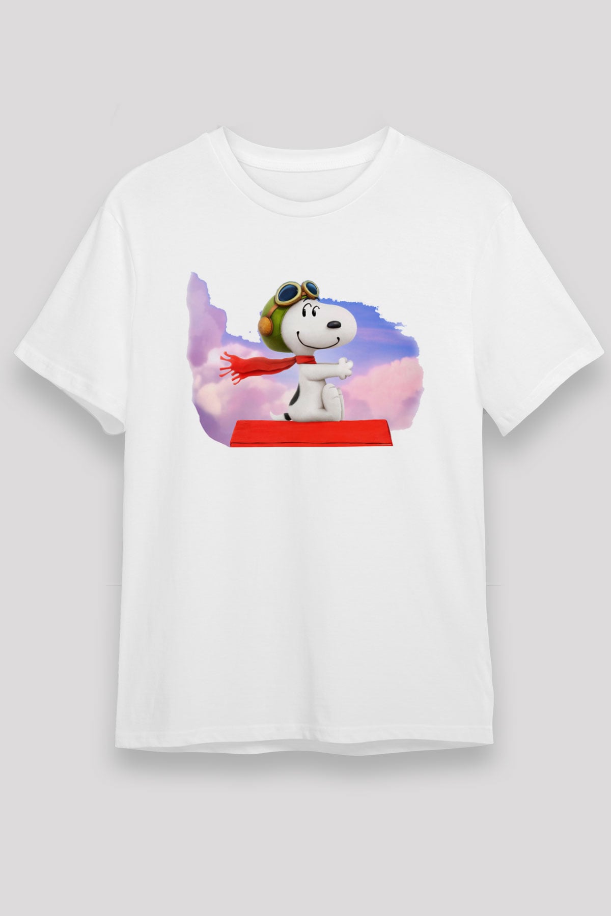 Peanuts Beyaz Unisex Tişört