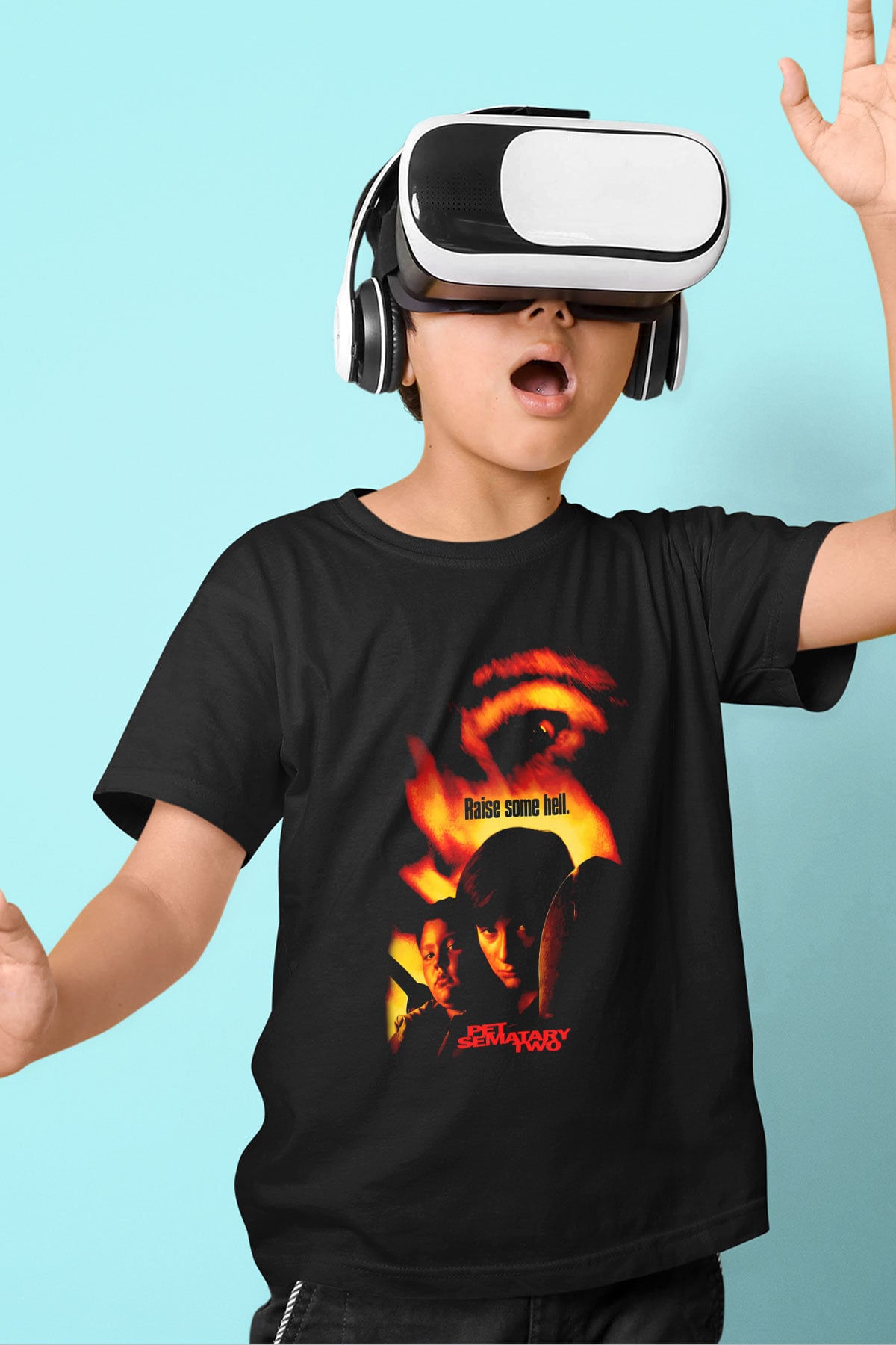 Pet Sematary Siyah Unisex  Çocuk Tişört