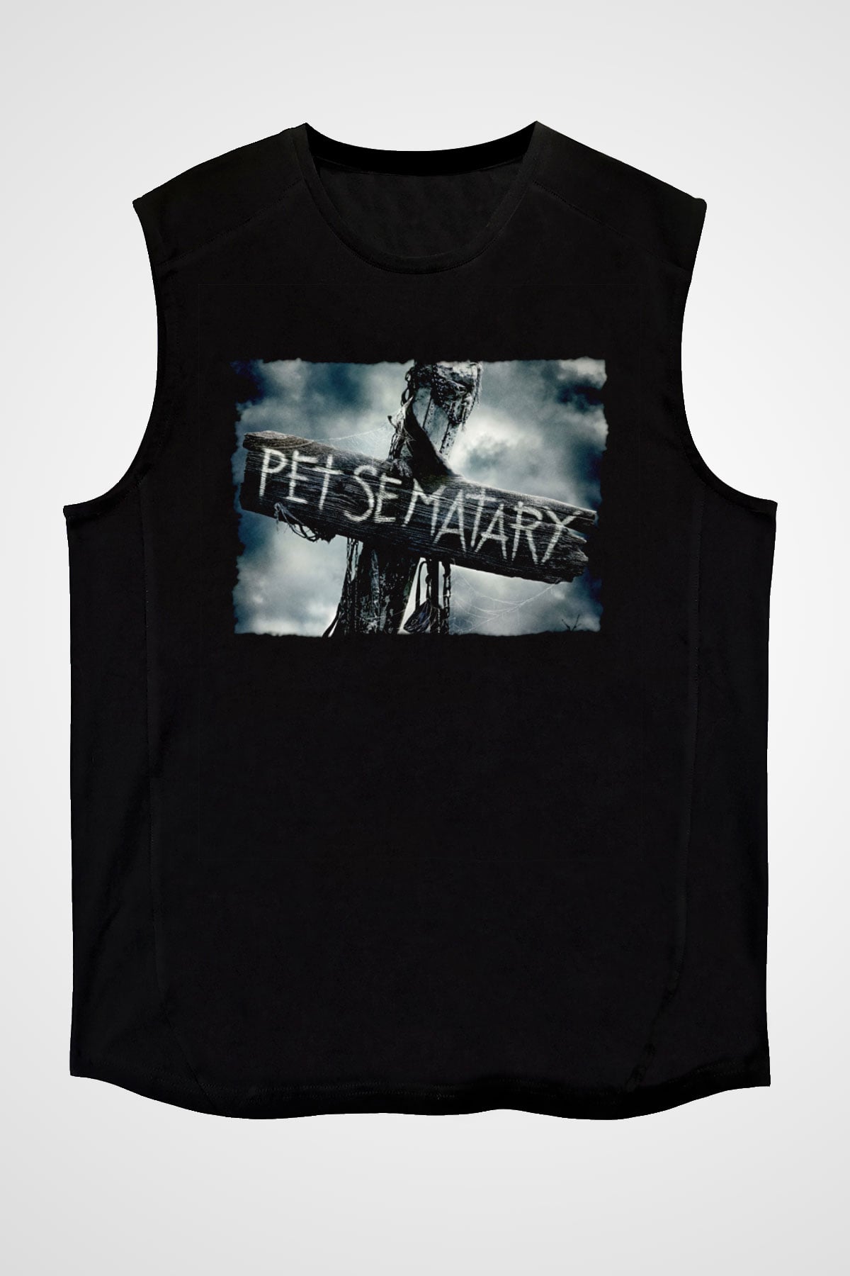 Pet Sematary Siyah Unisex  Kolsuz Tişört