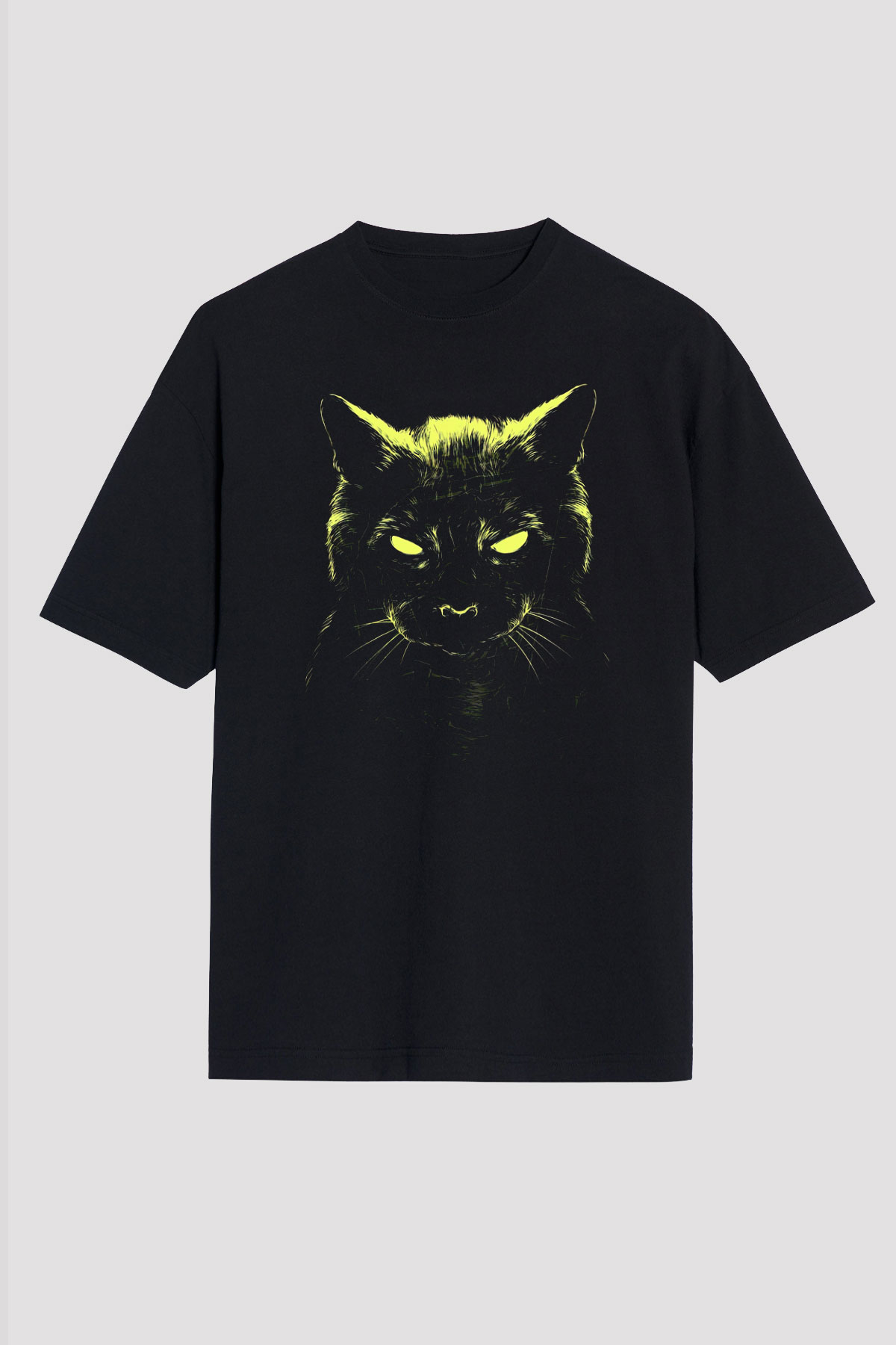 Pet Sematary Siyah Unisex Oversize Tişört