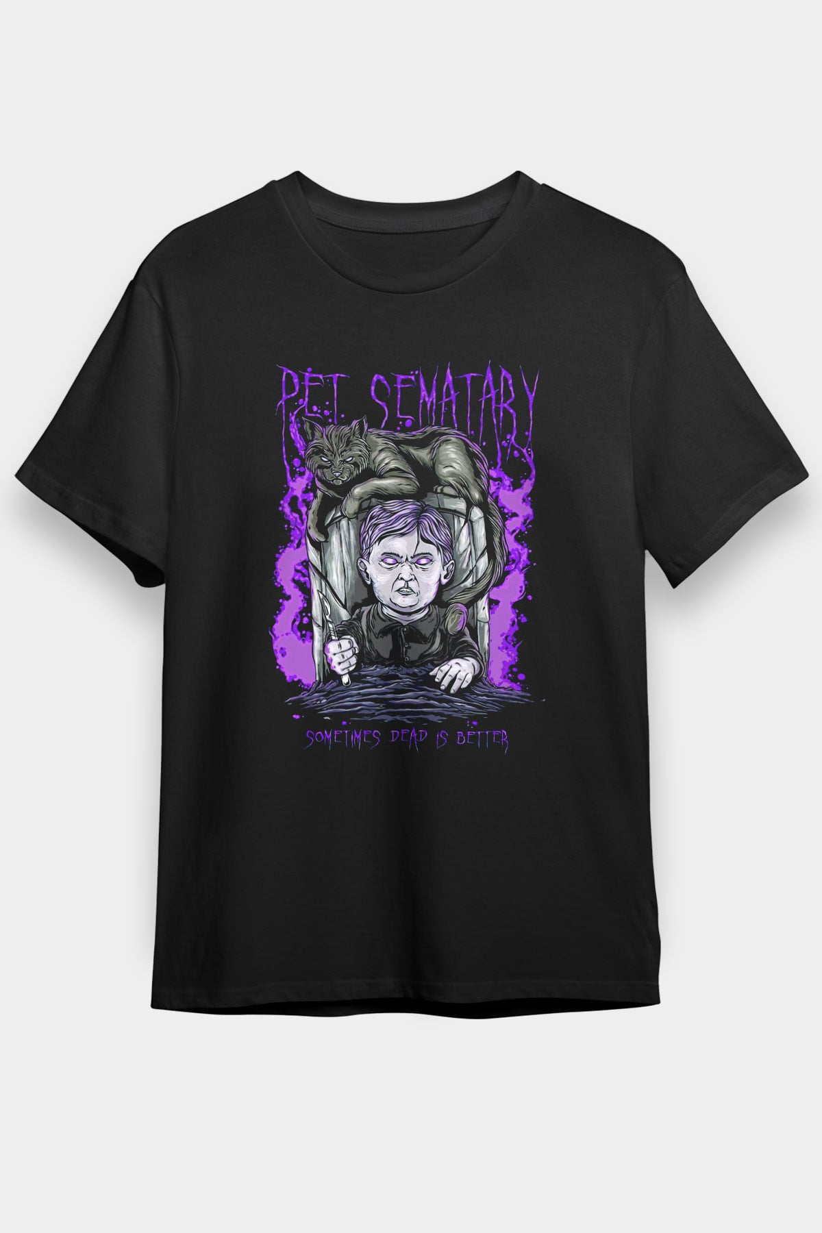 Pet Sematary Siyah Unisex Tişört