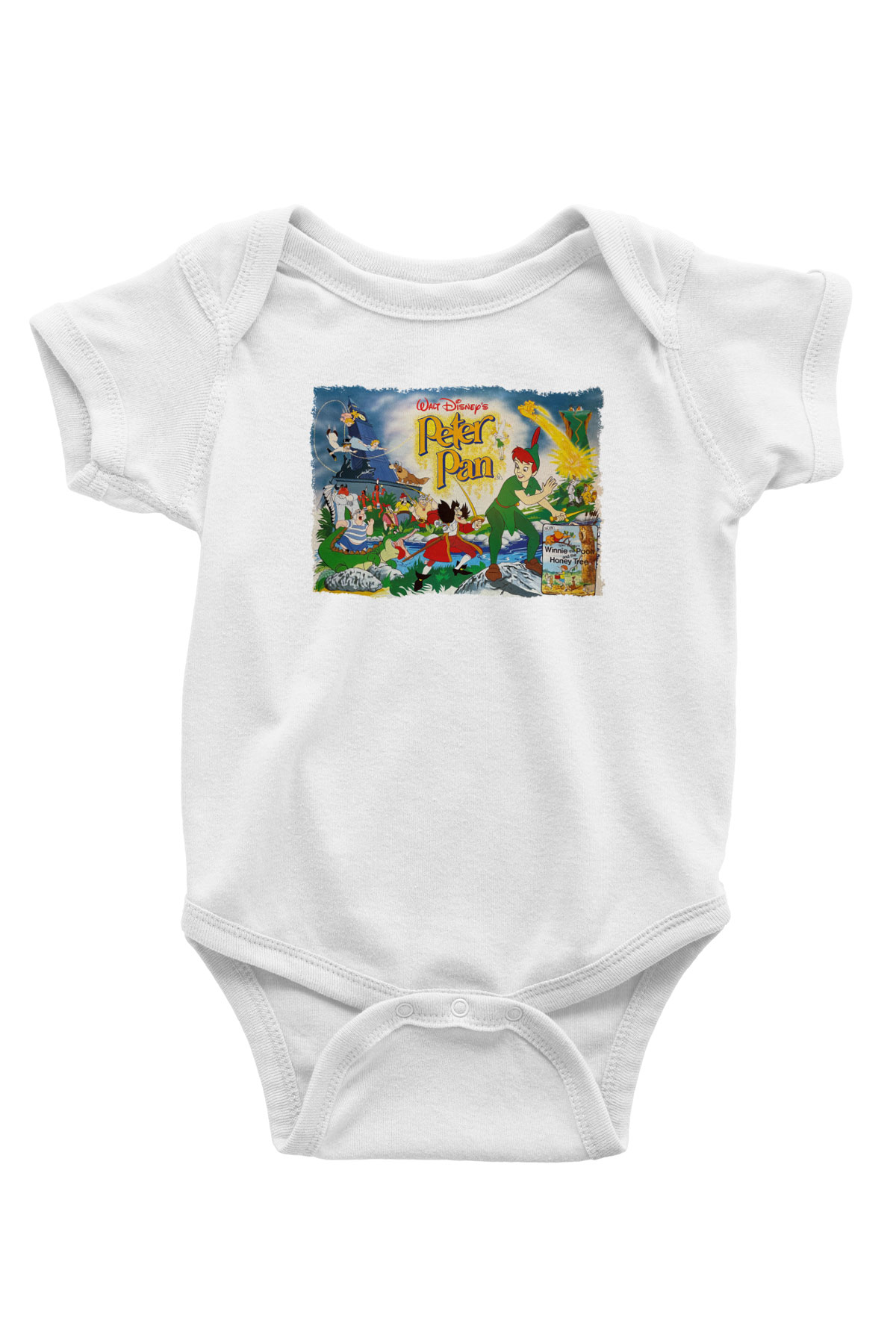 Peter Pan Beyaz Bebek Body - Zıbın