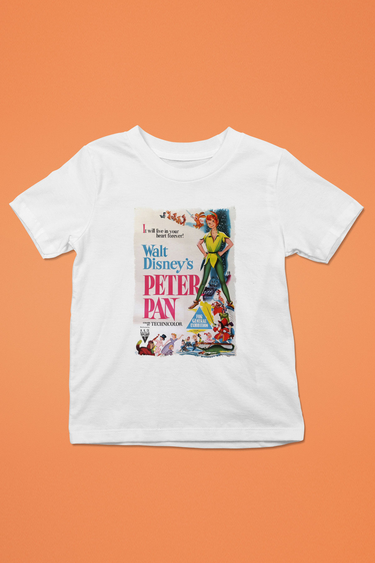 Peter Pan Beyaz Unisex Çocuk Tişört