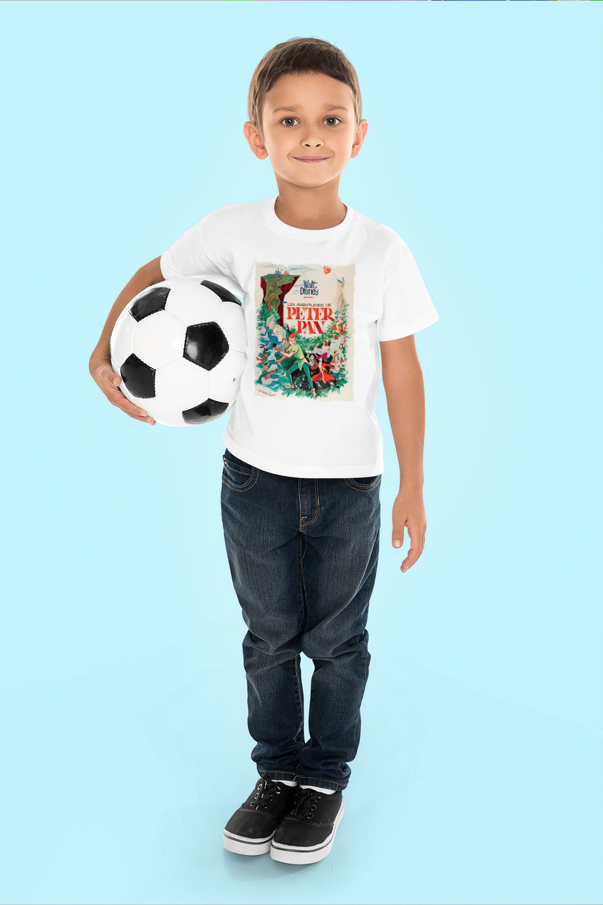 Peter Pan Beyaz Unisex Çocuk Tişört