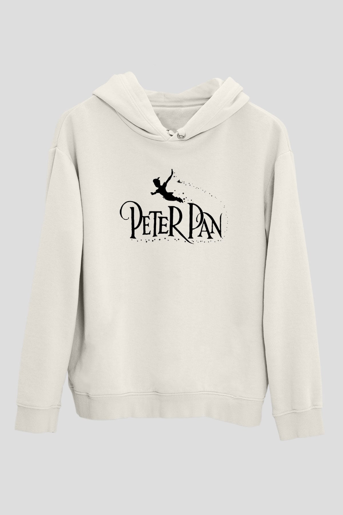 Peter Pan Beyaz Unisex Hoodie