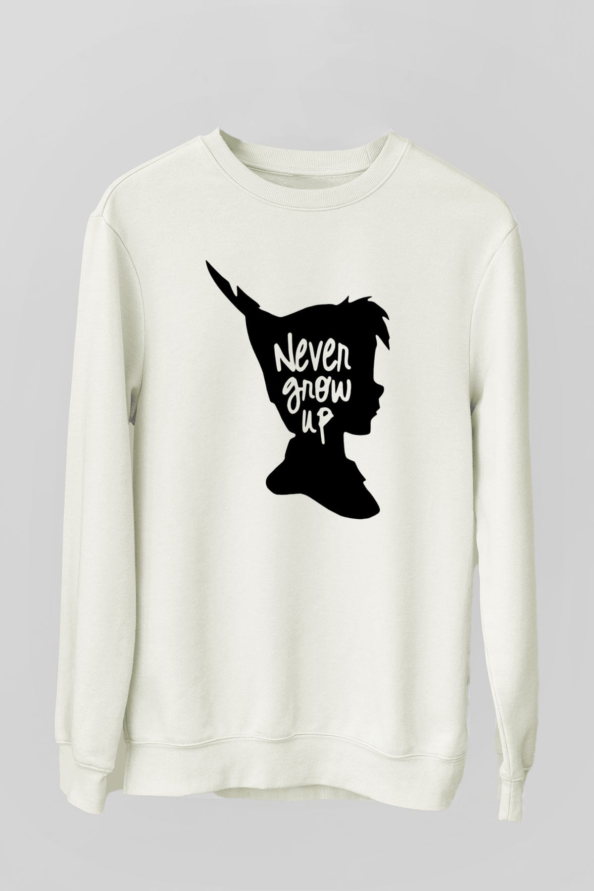 Peter Pan Beyaz Unisex Sweatshirt