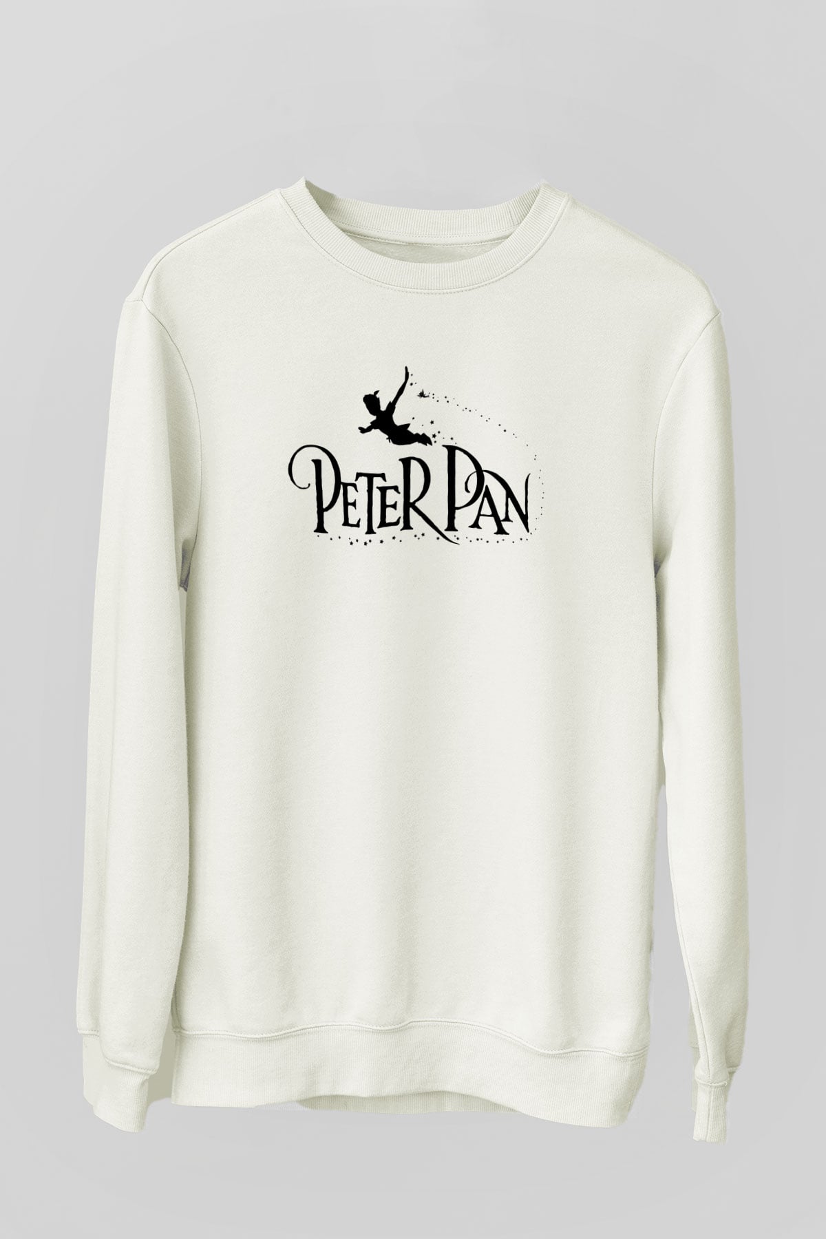 Peter Pan Beyaz Unisex Sweatshirt