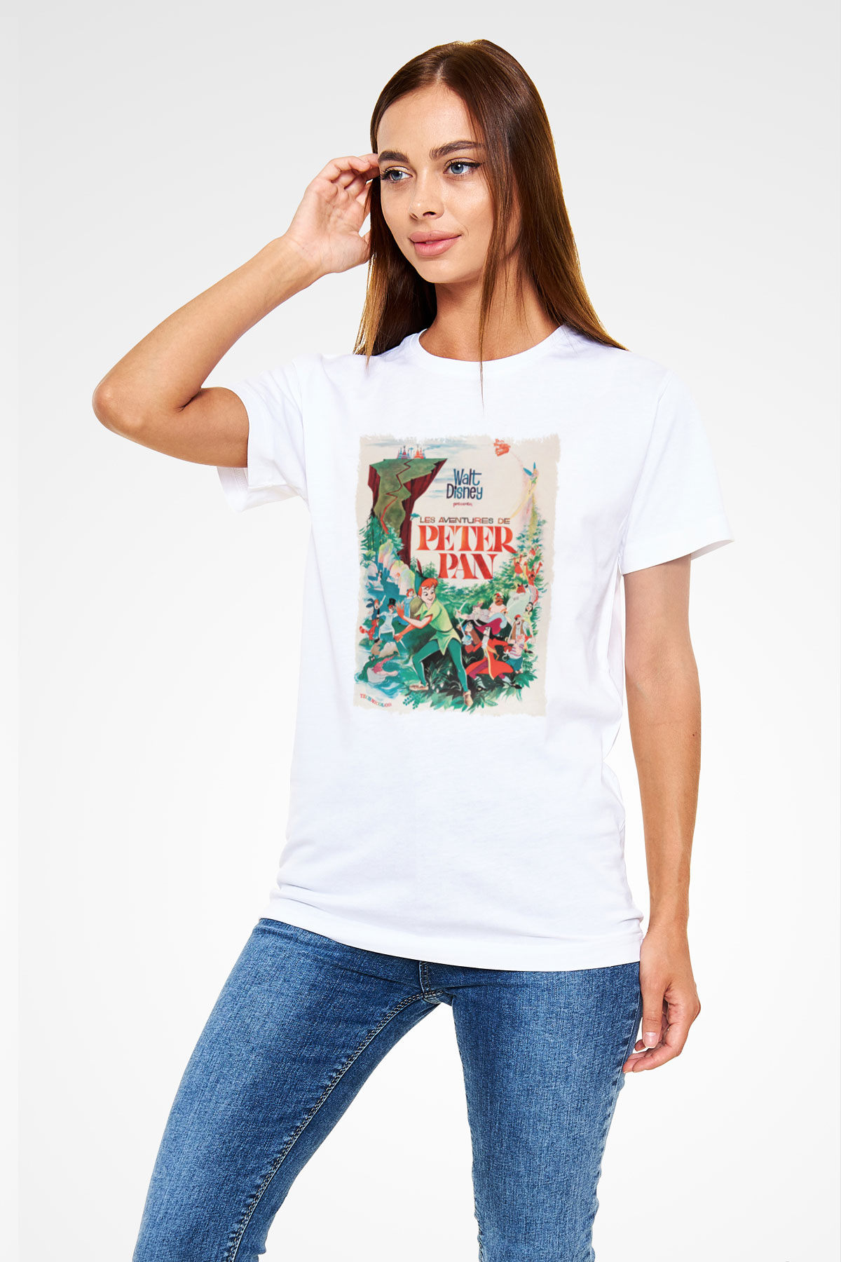 Peter Pan Beyaz Unisex Tişört T-Shirt