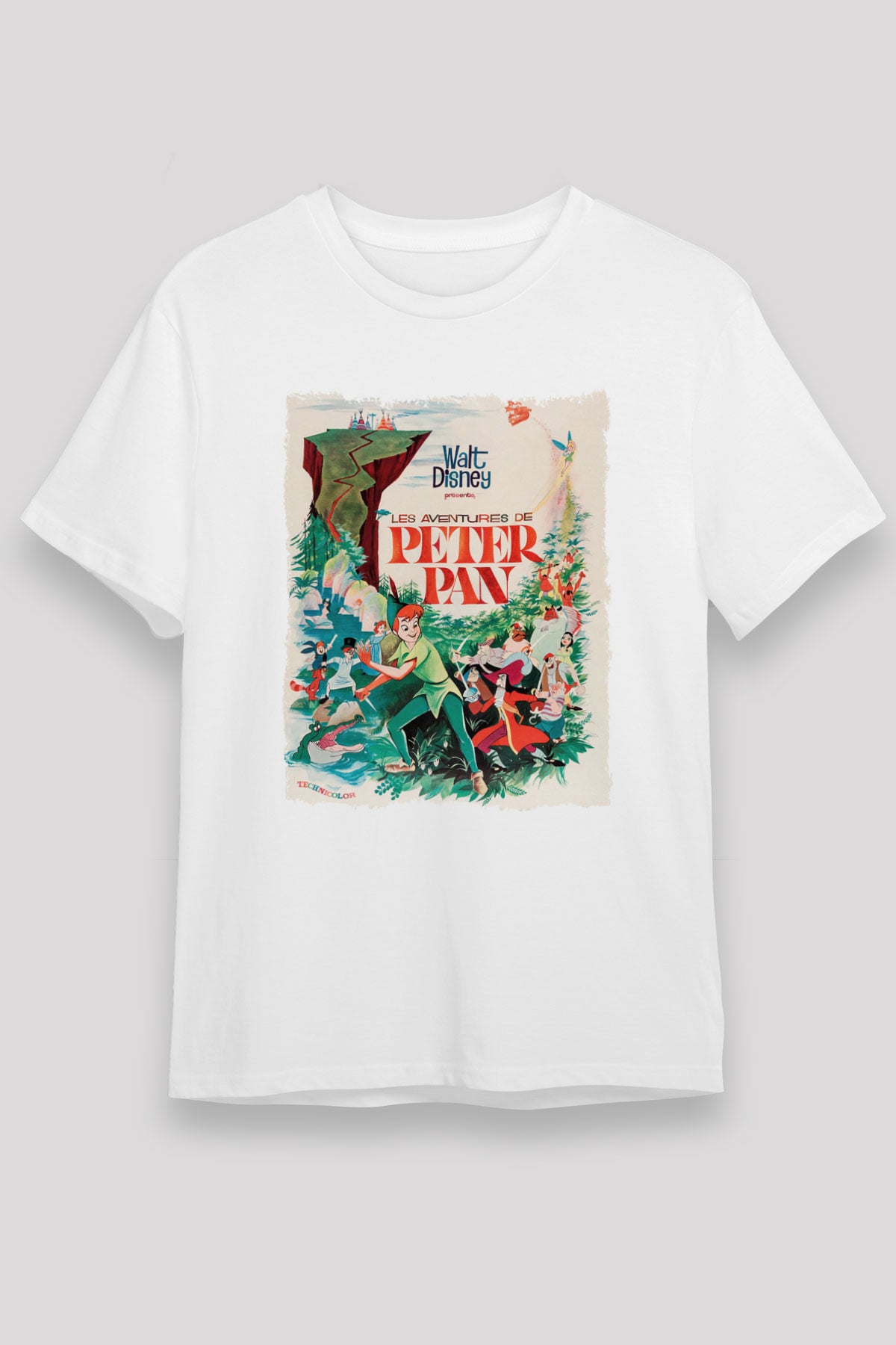 Peter Pan Beyaz Unisex Tişört T-Shirt