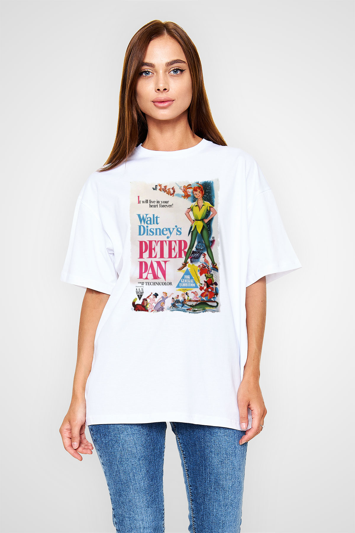 Peter Pan Beyaz Unisex Tişört T-Shirt