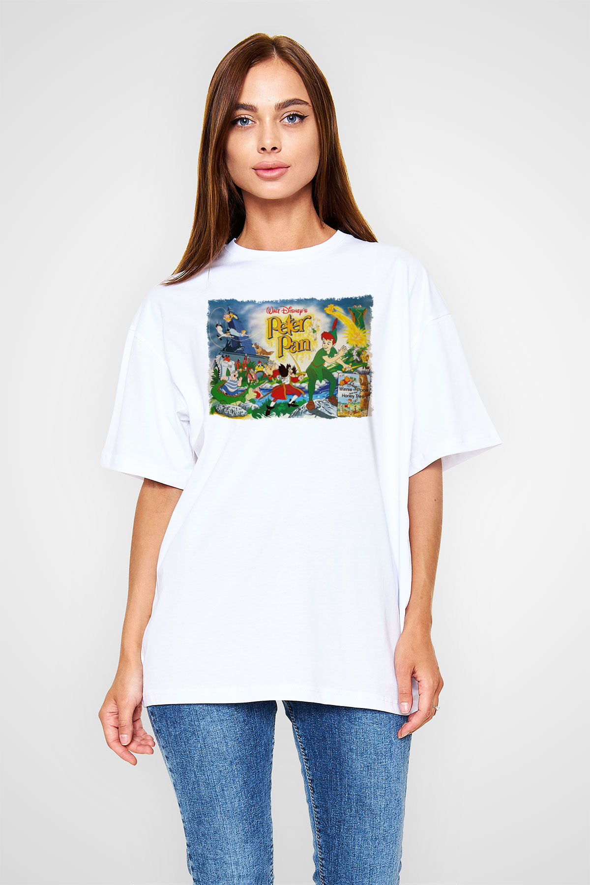 Peter Pan Beyaz Unisex Tişört T-Shirt