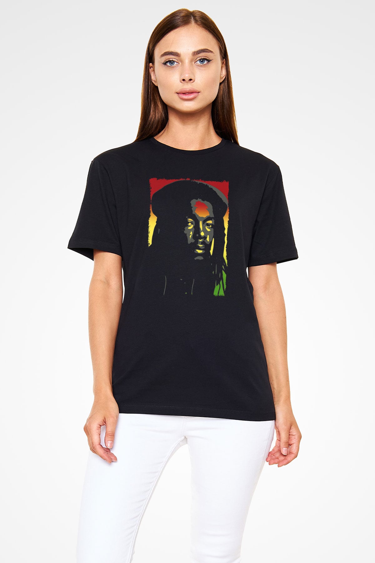 Peter Tosh Siyah Unisex Tişört T-Shirt - TişörtFabrikası